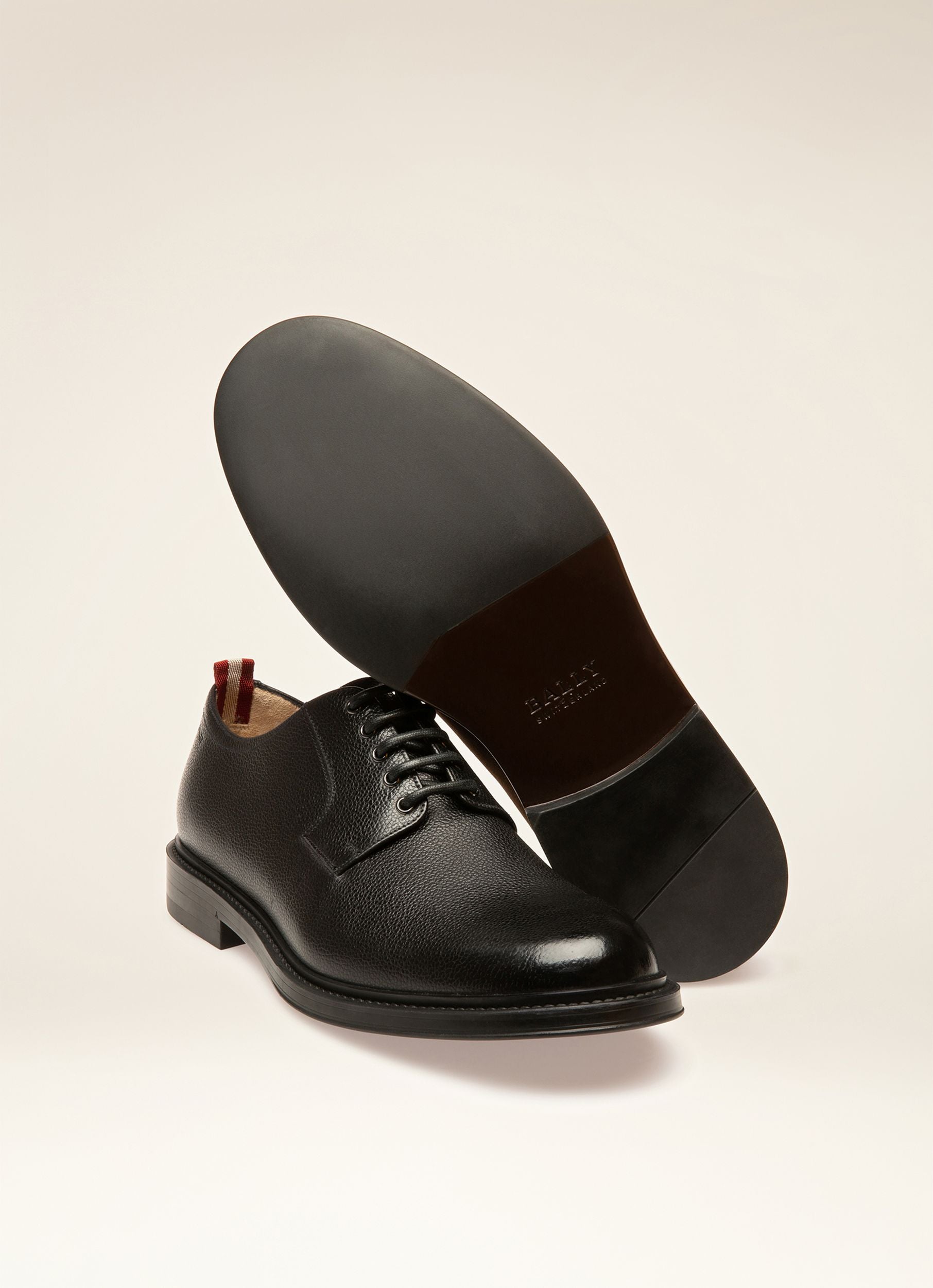 Nyel Derbyschuhe Aus Schwarzem Leder - Men's - Bally - 06