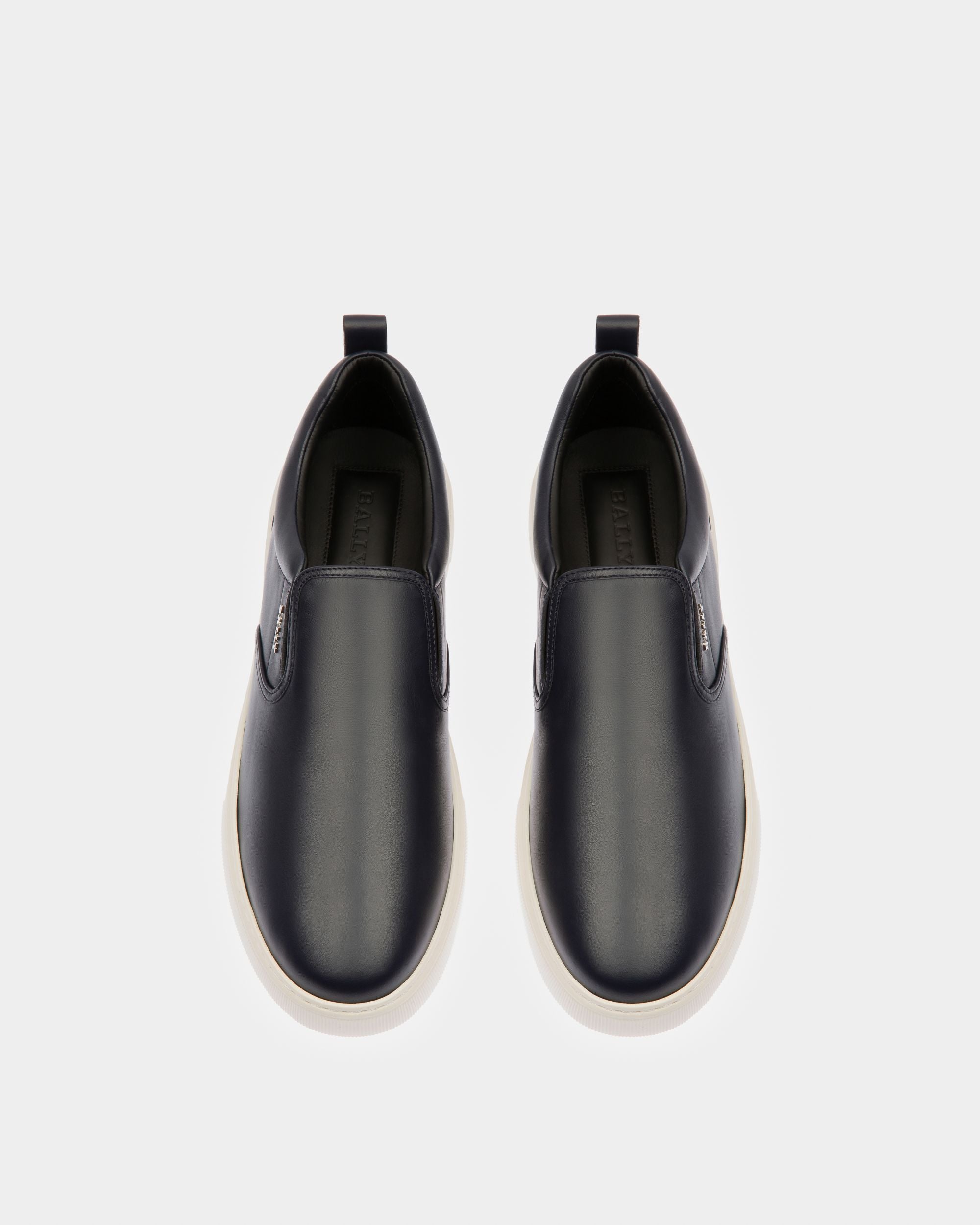 Mardy Sneakers En Cuir Bleu Marine - Homme - Bally - 02