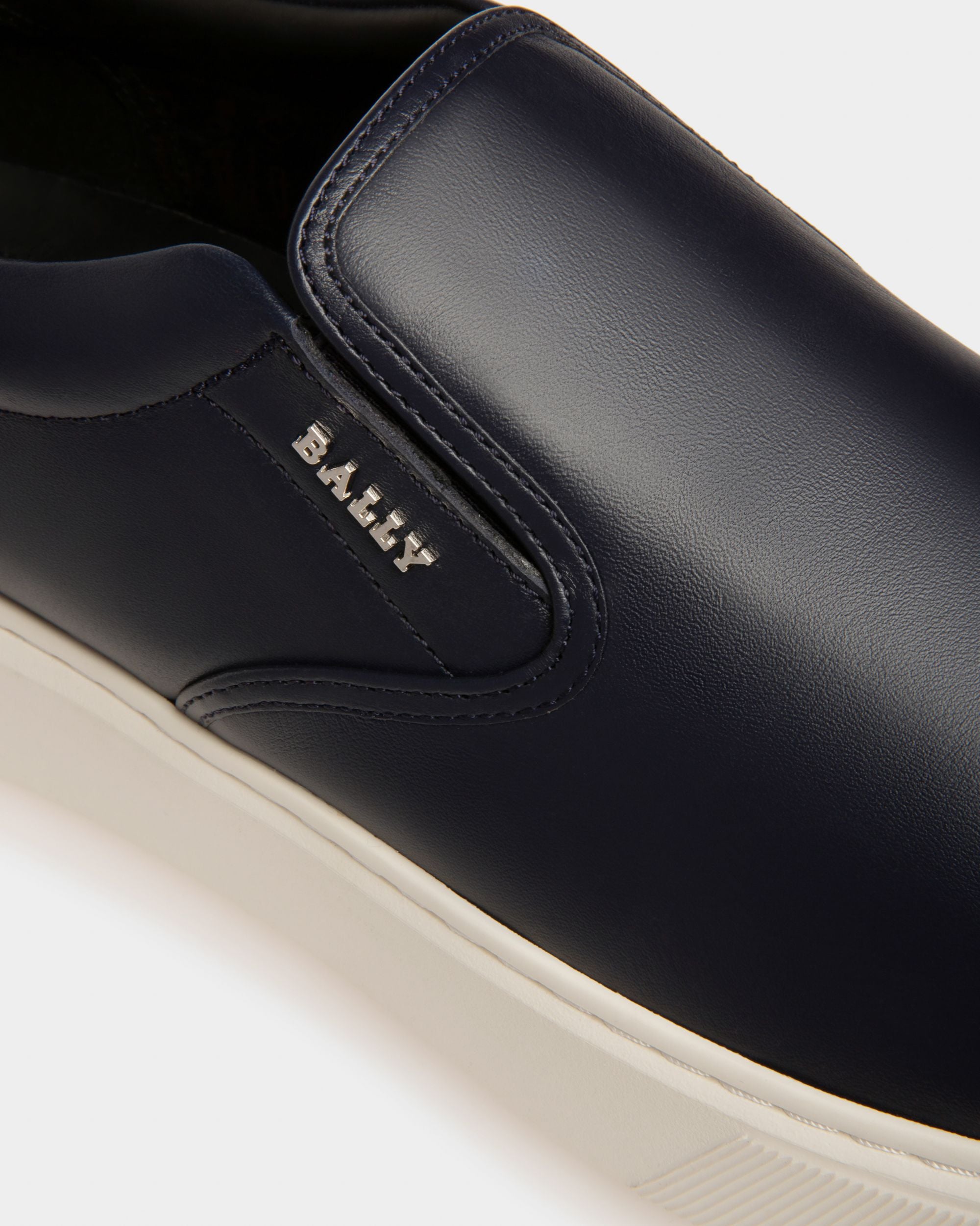 Mardy Sneakers En Cuir Bleu Marine - Homme - Bally - 05