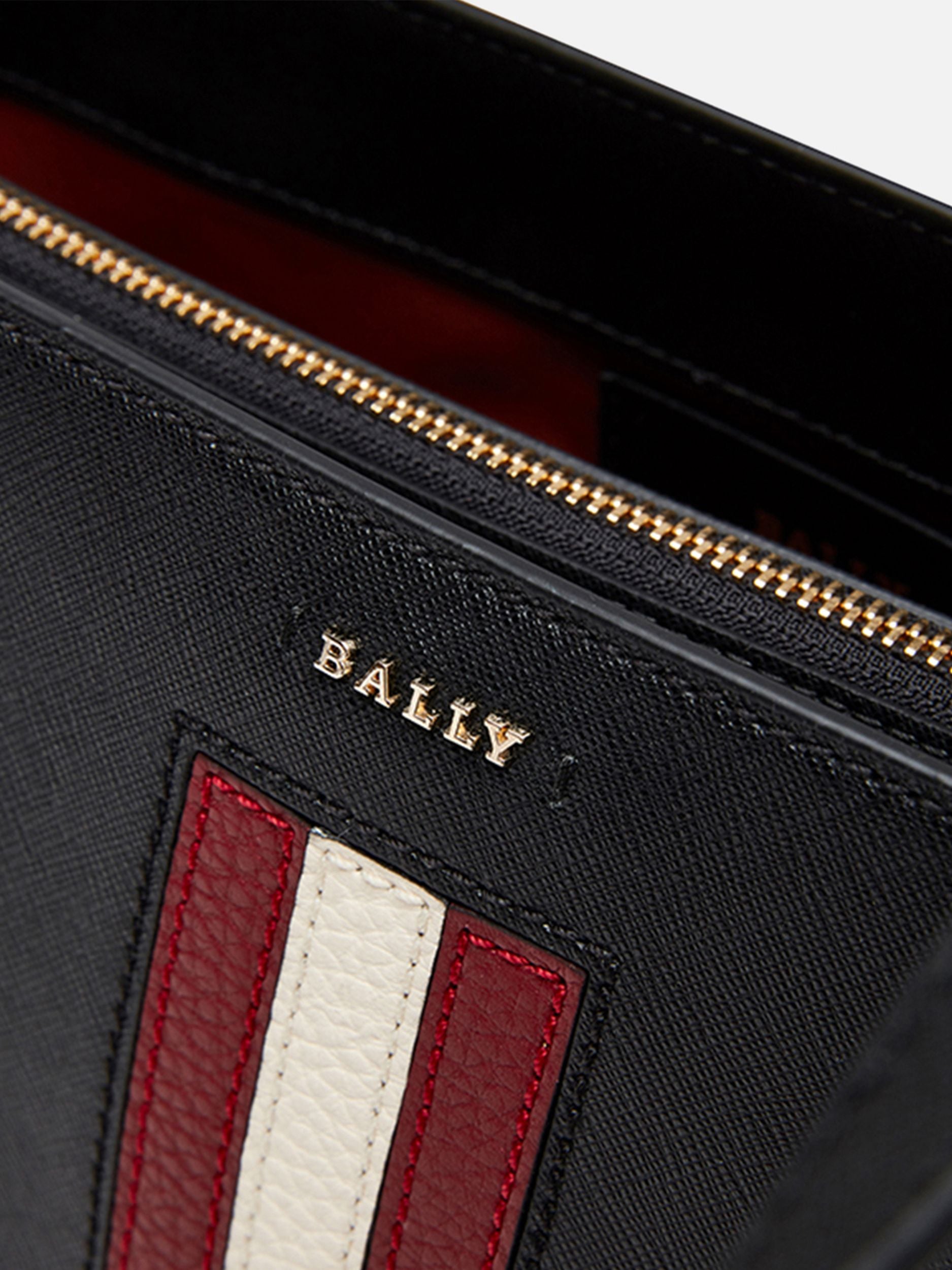 Women's Casual Black Striped Tote Bag - Femme - Bally - 04