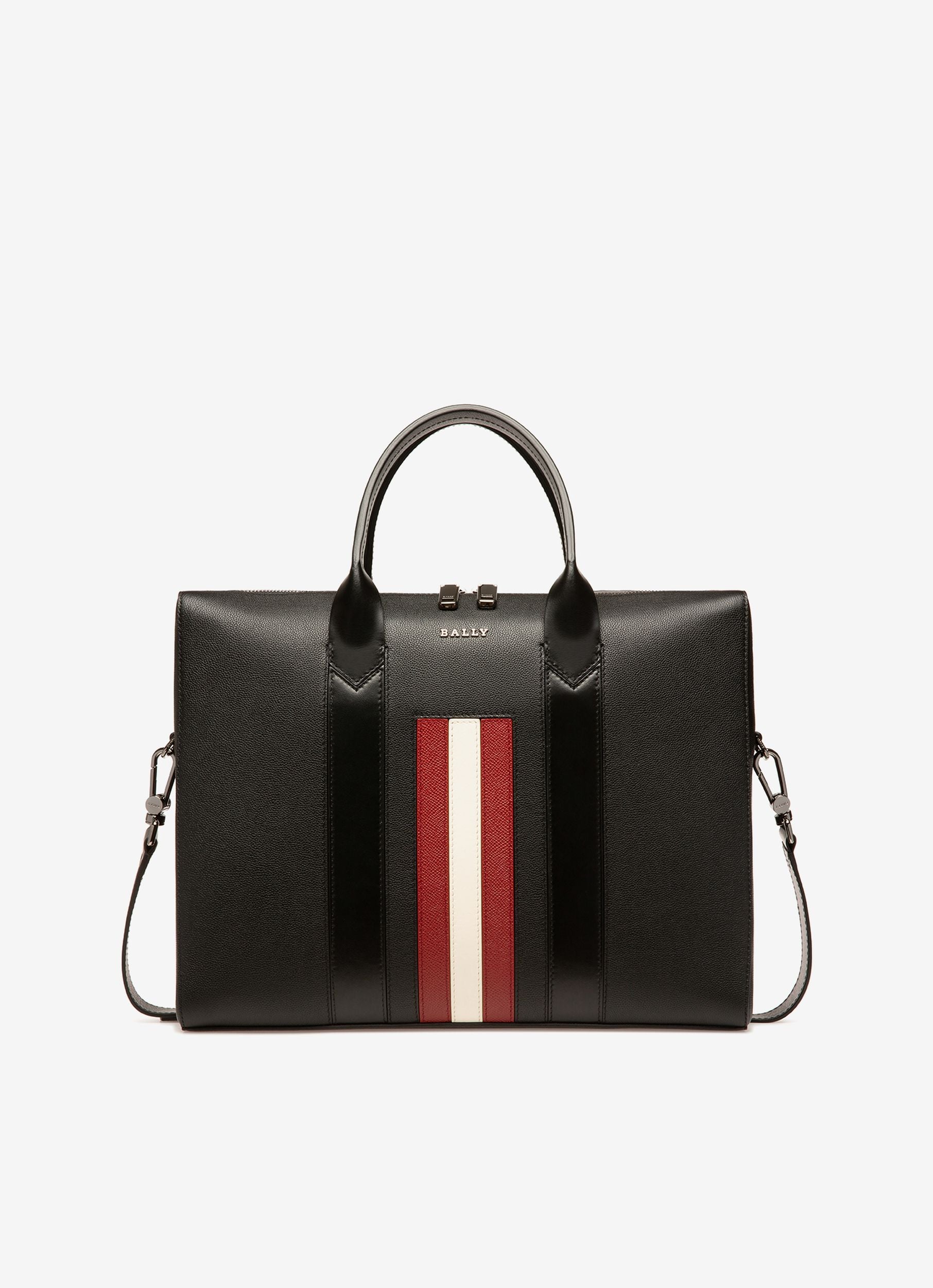 Elter Sac Professionnel En Cuir Noir - Homme - Bally - 01