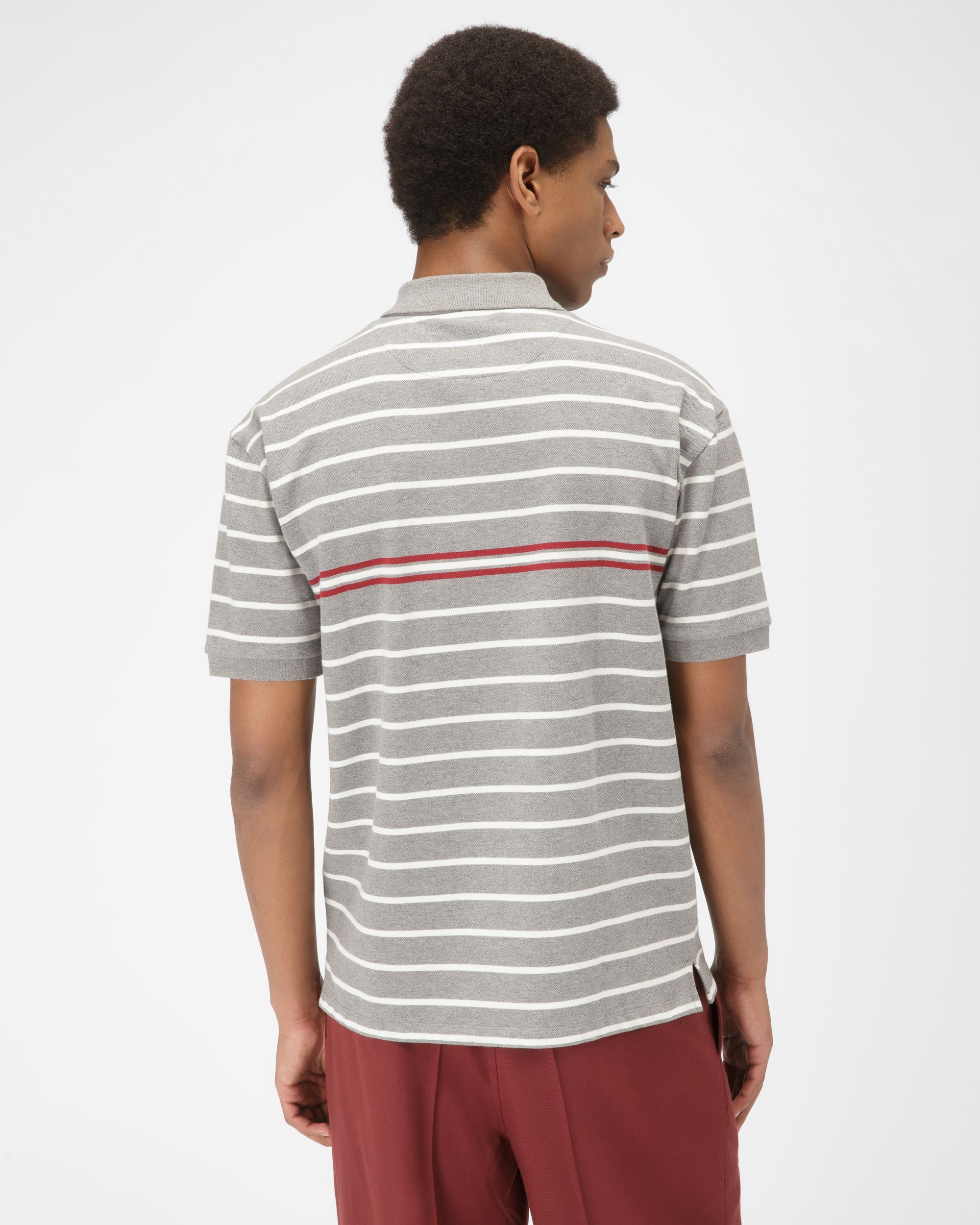 Polo En Coton Gris - Homme - Bally - 03
