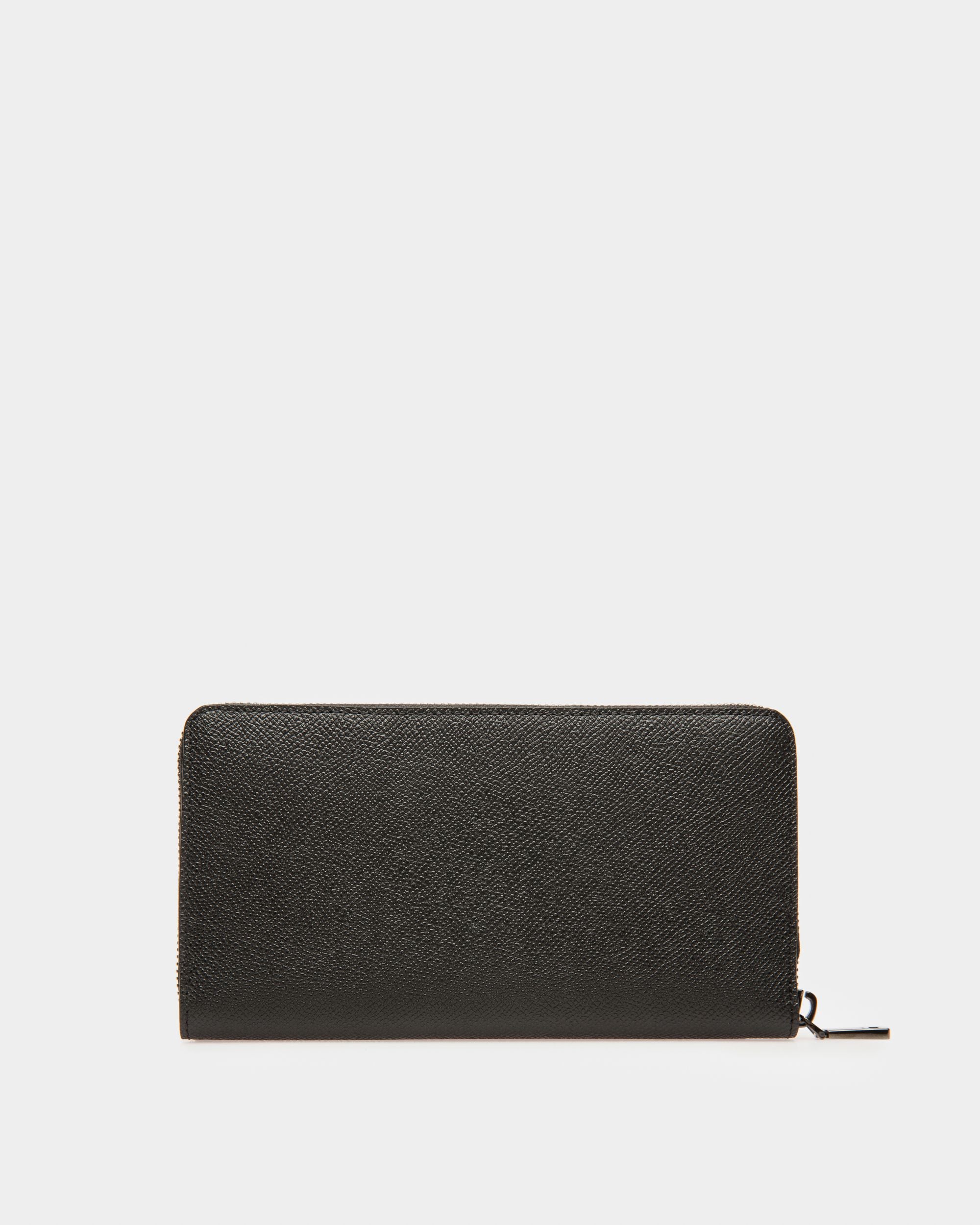 Balen Portefeuille De Voyage En Cuir Noir - Homme - Bally - 02