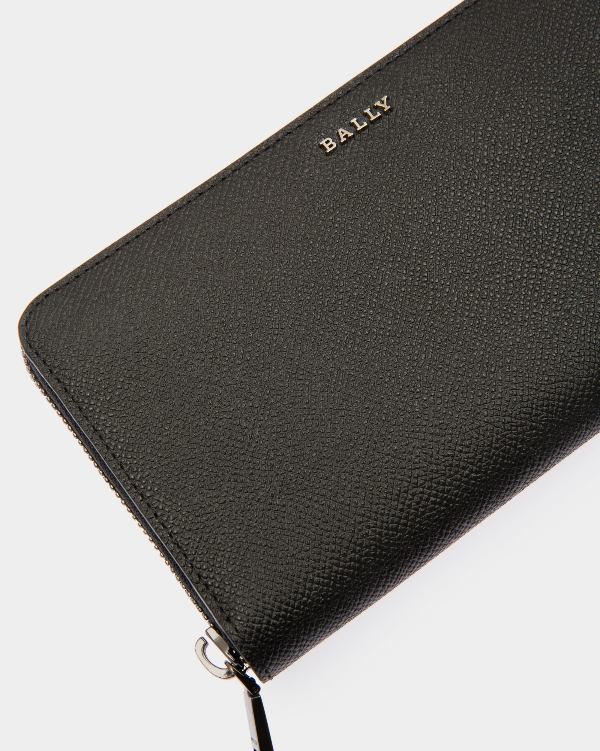 Balen Portefeuille De Voyage En Cuir Noir - Homme - Bally - 04