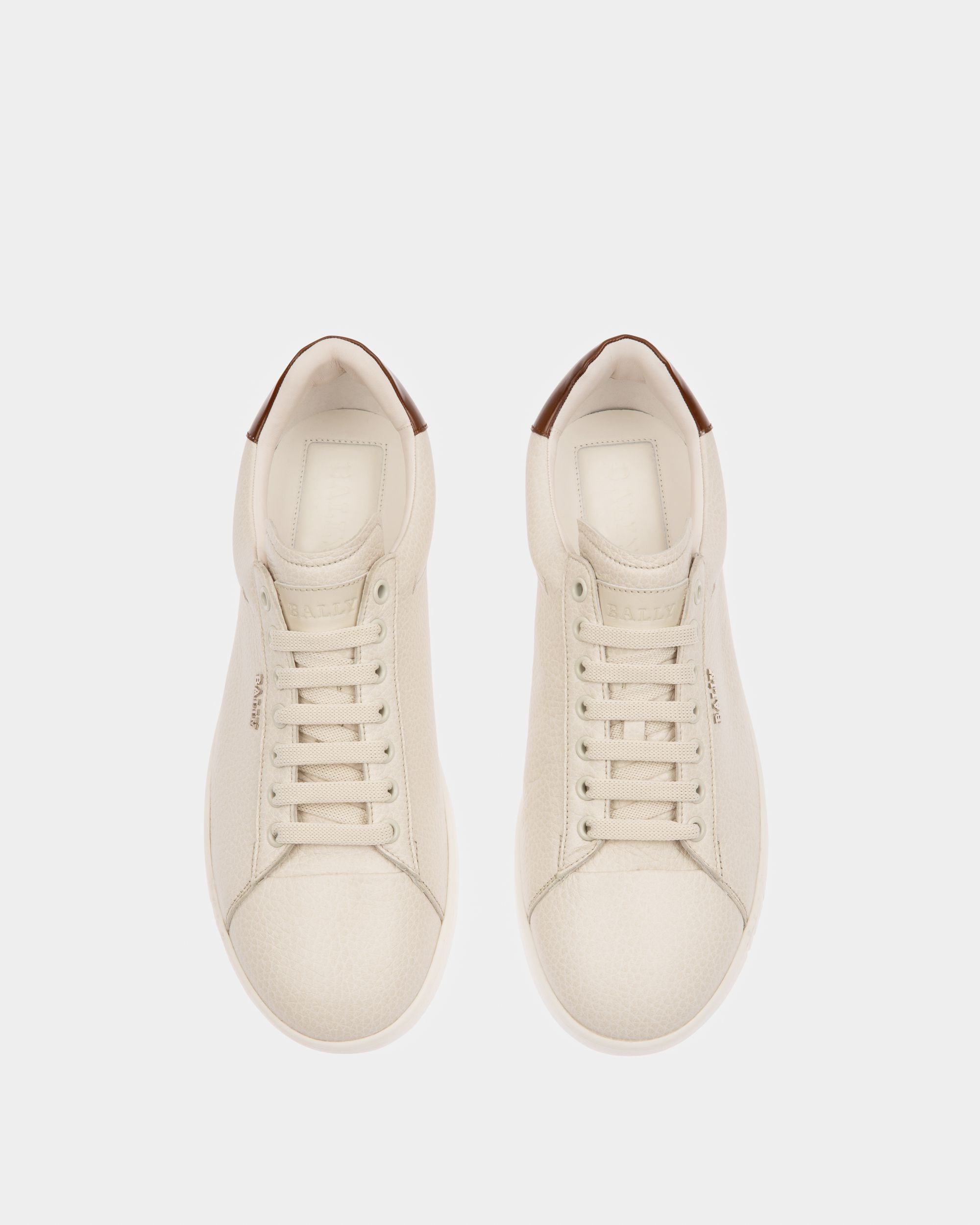Wildy Sneakers En Cuir Blanc - Homme - Bally - 02