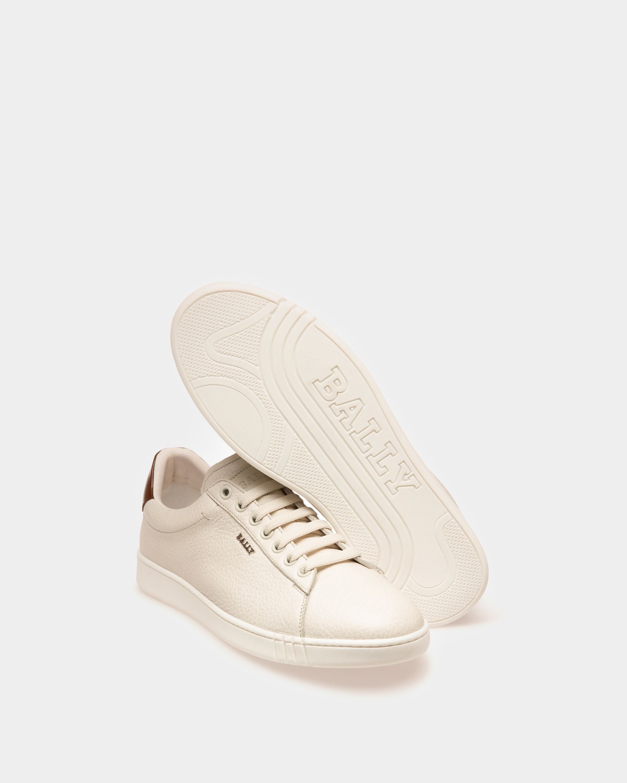 Wildy Sneakers En Cuir Blanc - Homme - Bally - 03
