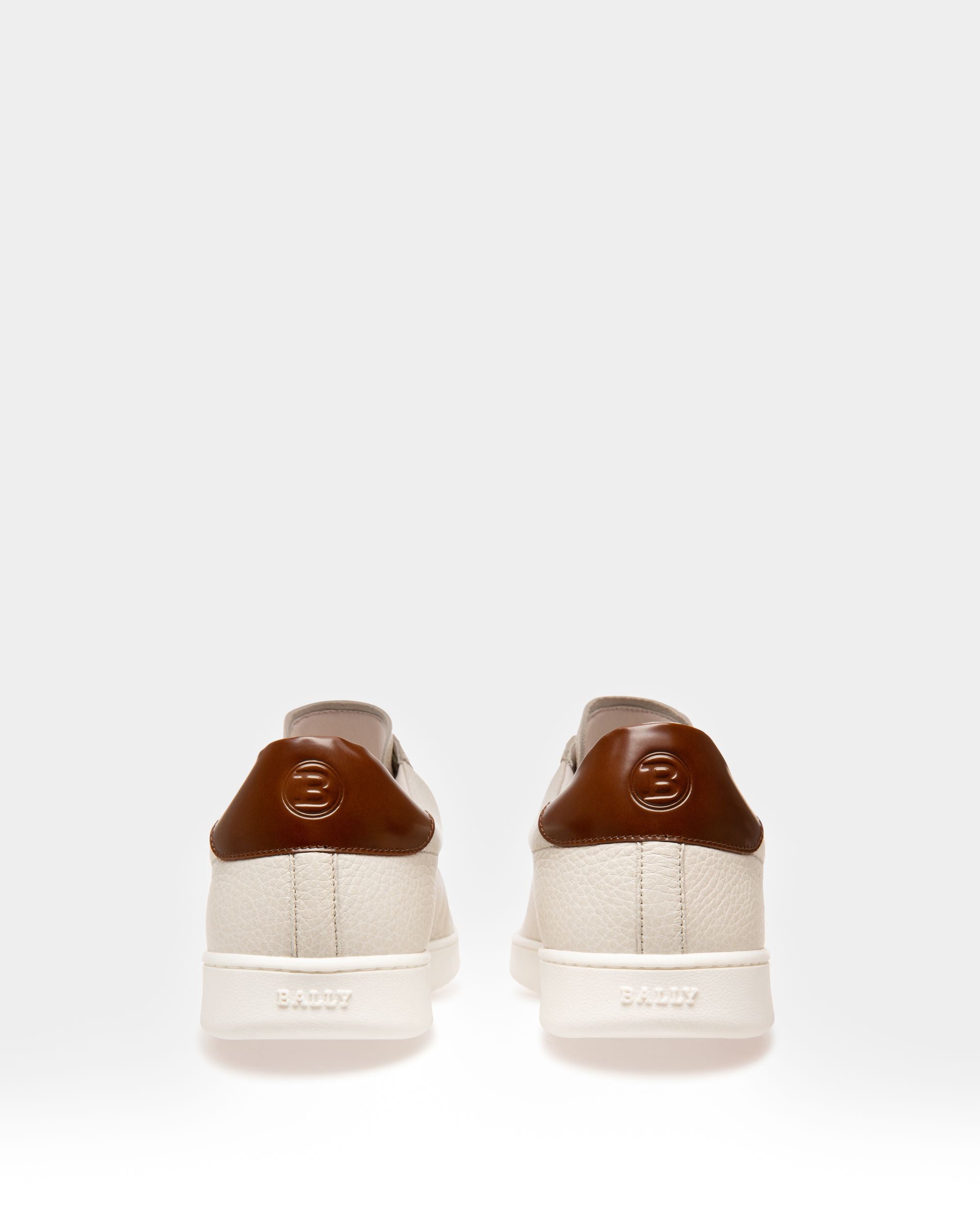 Wildy Sneakers En Cuir Blanc - Homme - Bally - 04