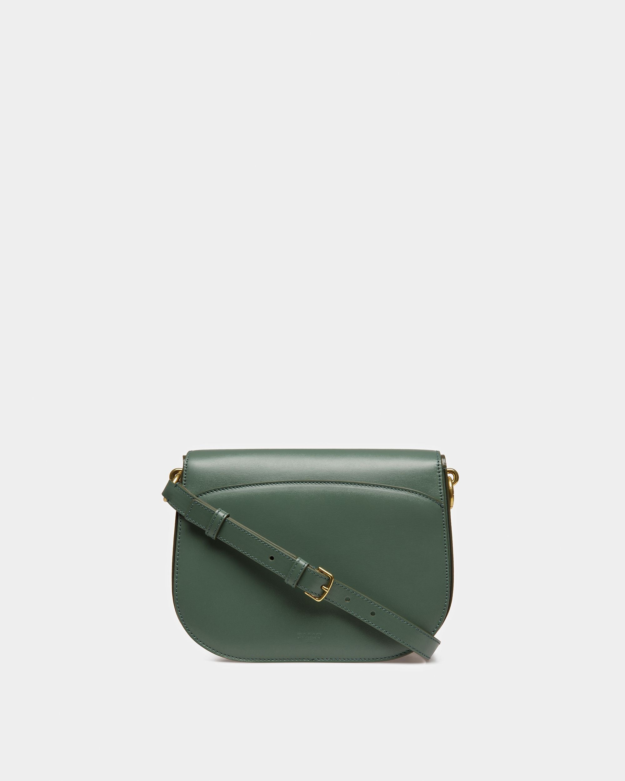 Beckie Borsa A Tracolla In Pelle Verde Salvia - Donna - Bally - 03
