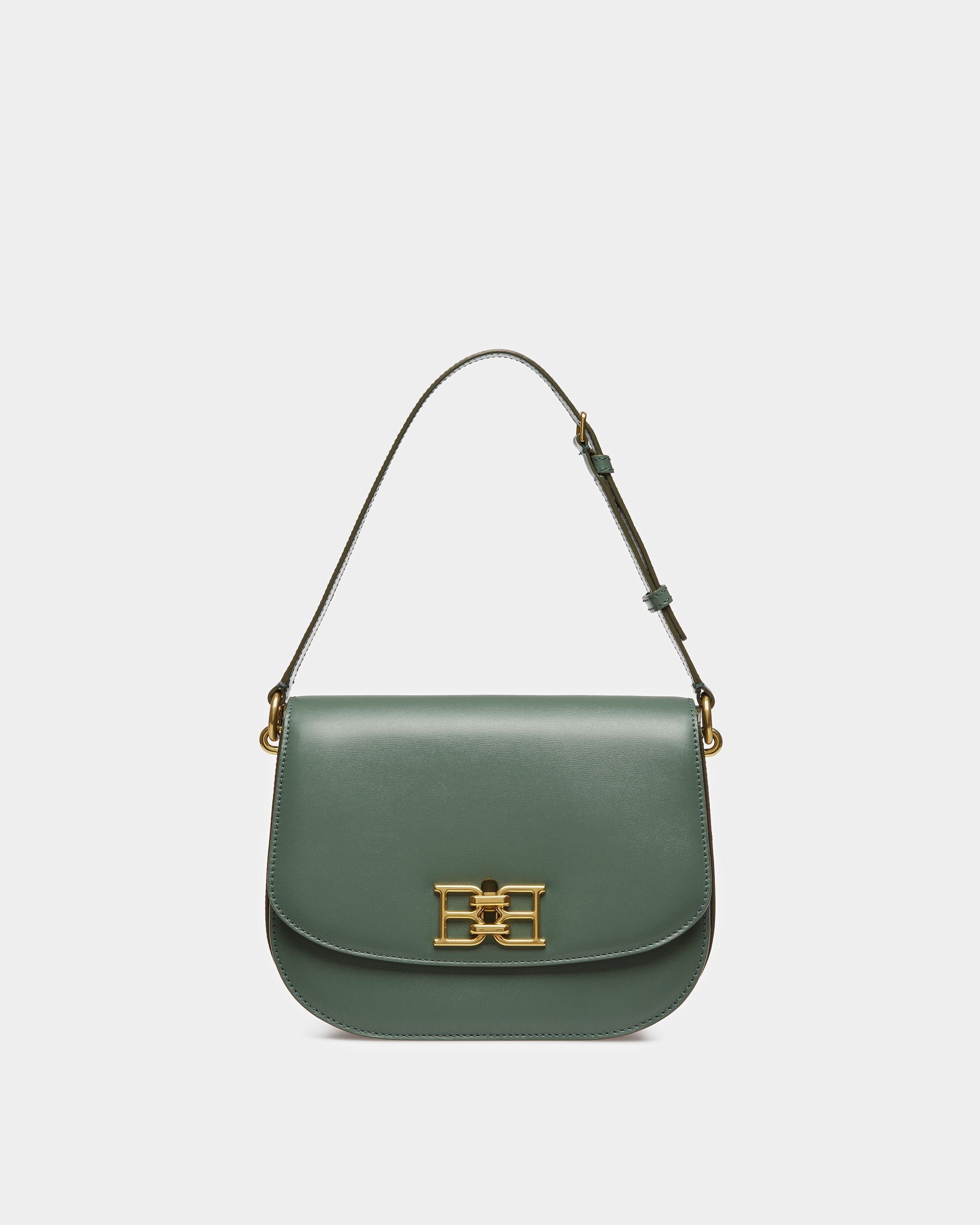 Beckie Borsa A Tracolla In Pelle Verde Salvia - Donna - Bally - 07