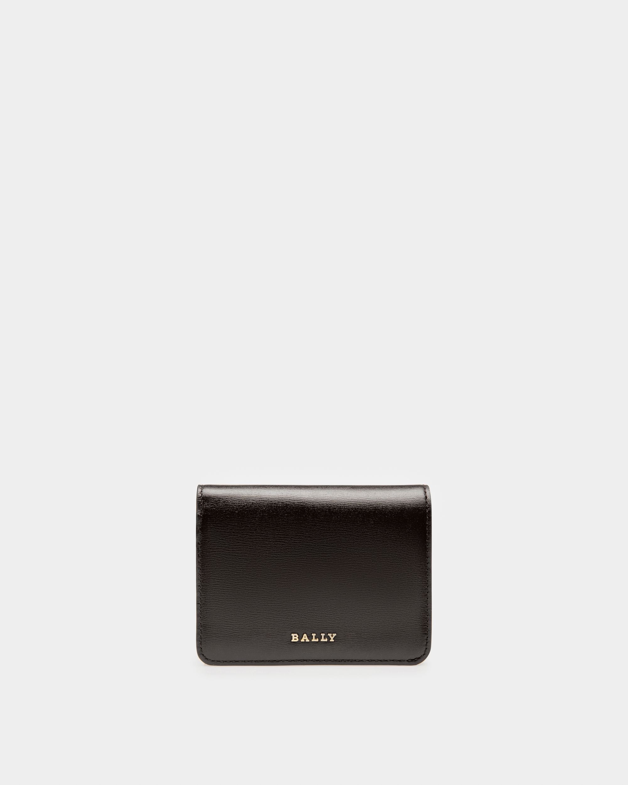 Lettes Porta Biglietti Da Visita In Pelle Nera - Donna - Bally - 01