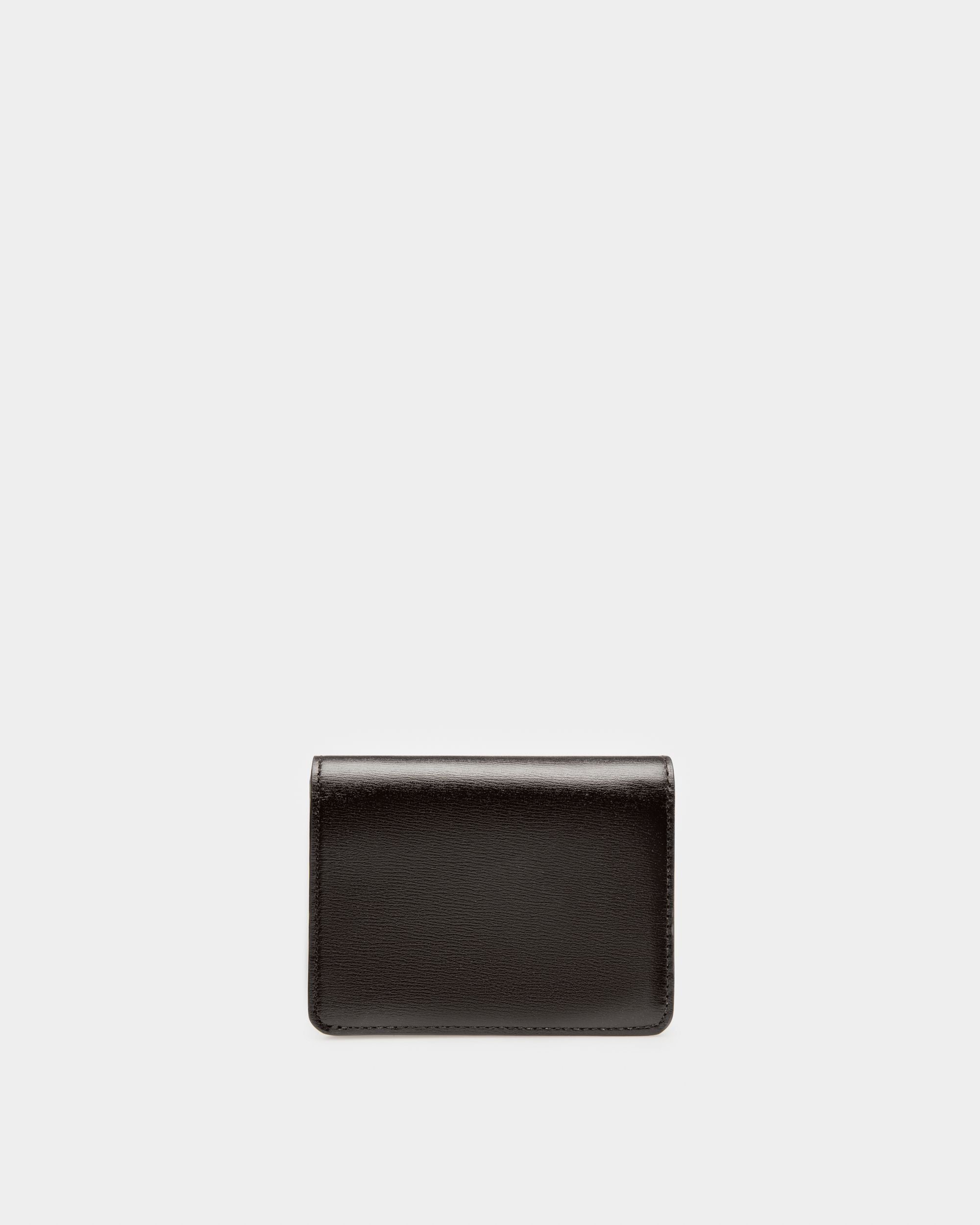 Lettes Porta Biglietti Da Visita In Pelle Nera - Donna - Bally - 02