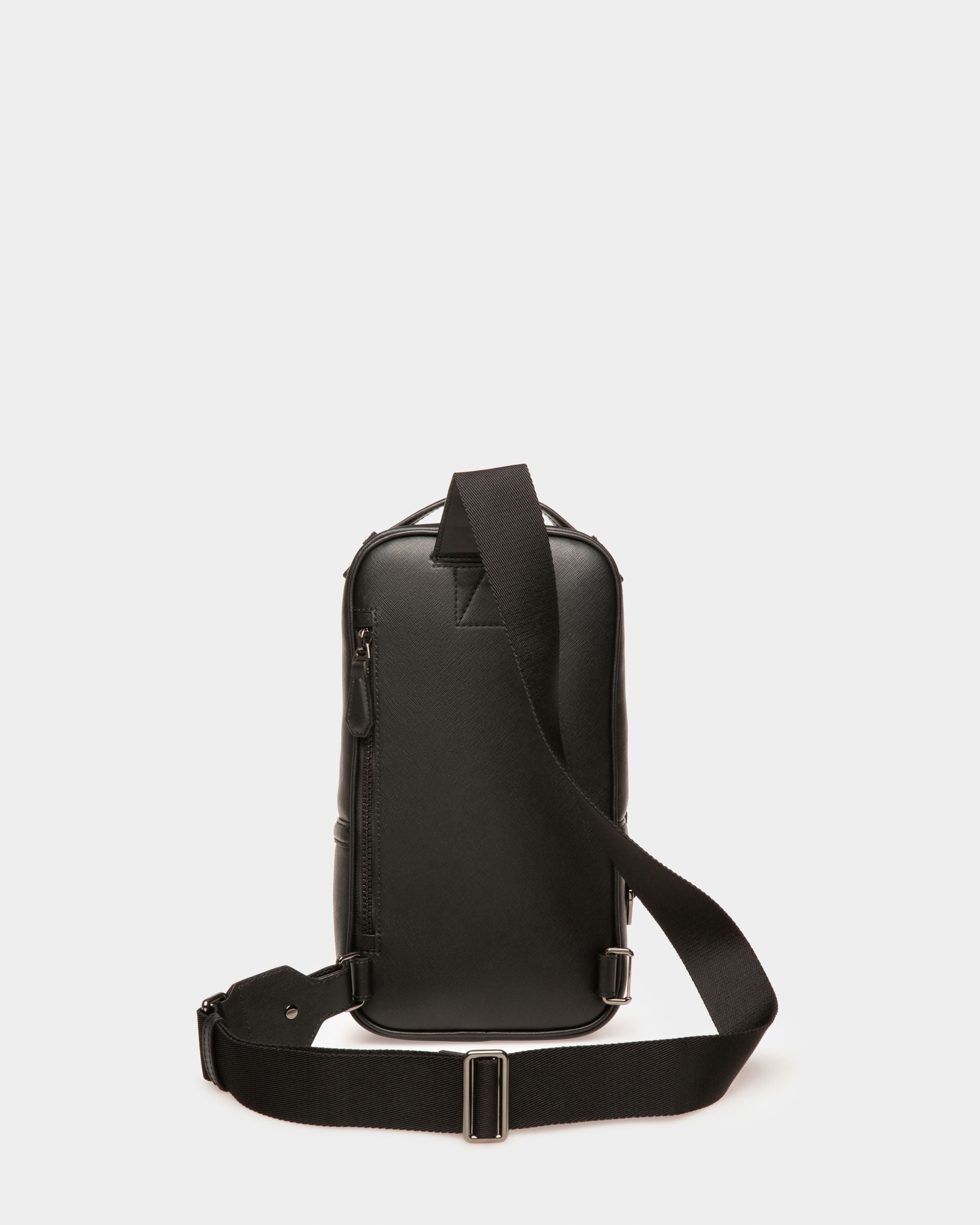 Malikho Sling Bag Aus Recyceltem Leder In Schwarz - Herren - Bally - 03