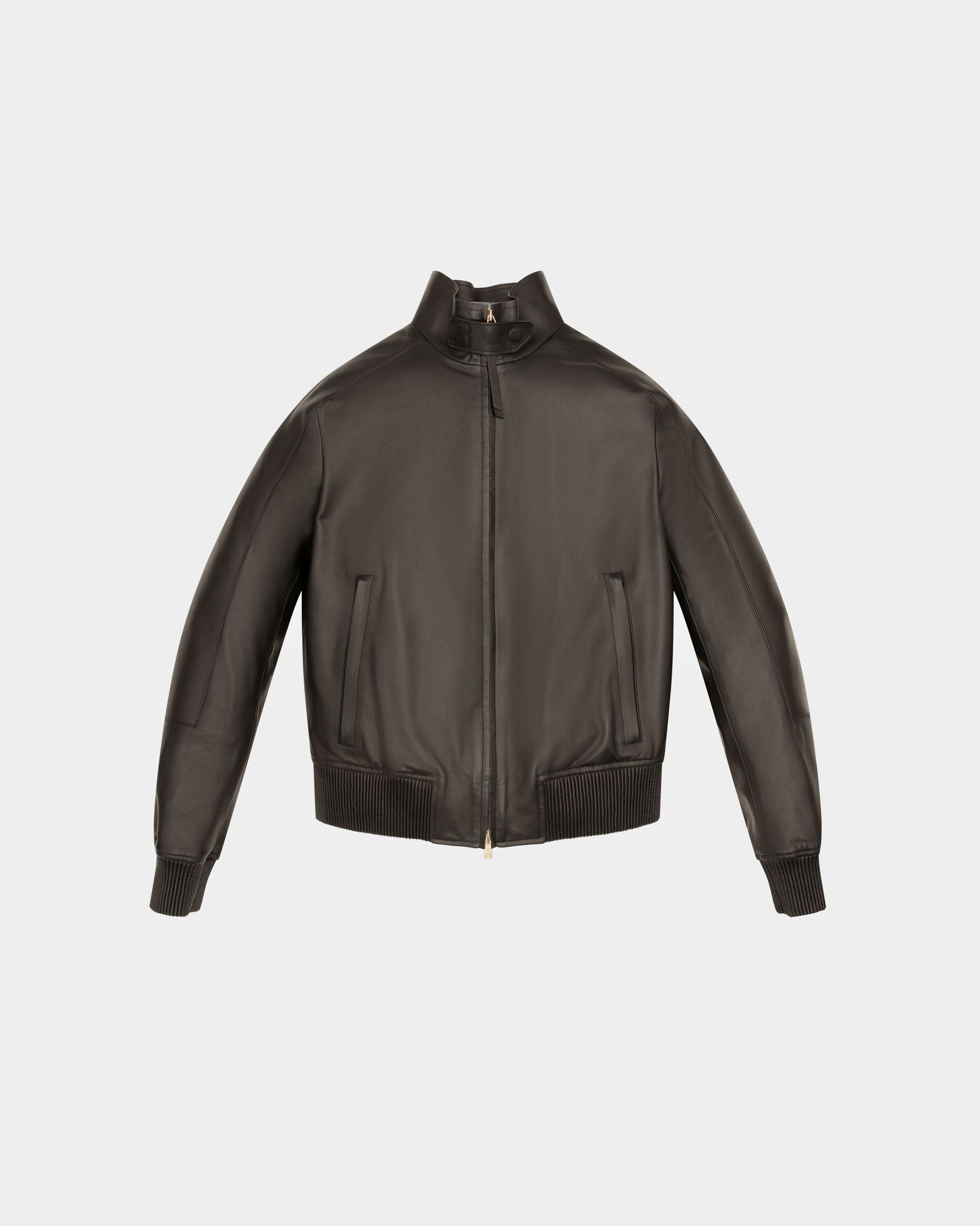 Lederblouson Jacke Aus Schwarzem Leder - Damen - Bally - 01