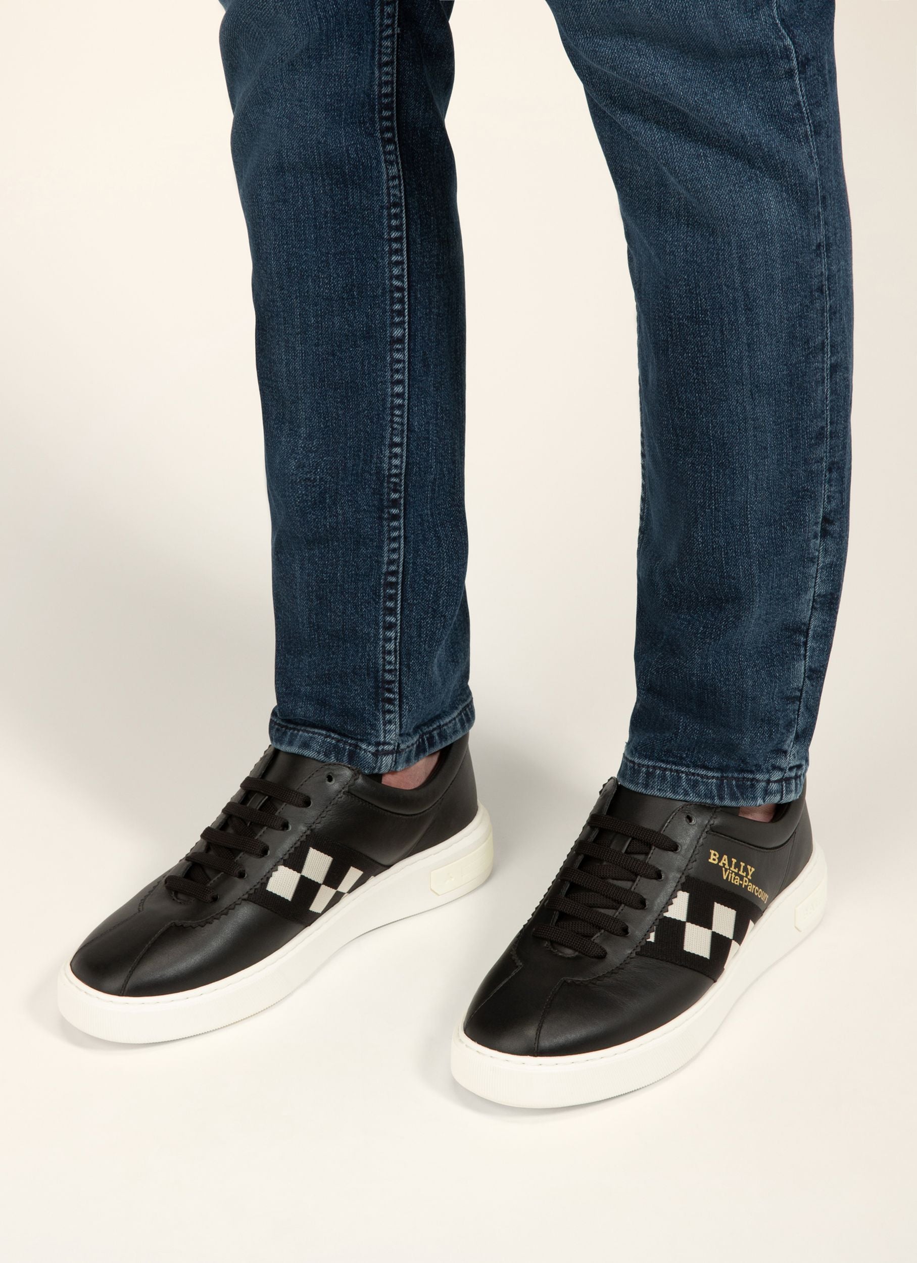 Vita Parcours Sneakers In Pelle Nera - Uomo - Bally - 06