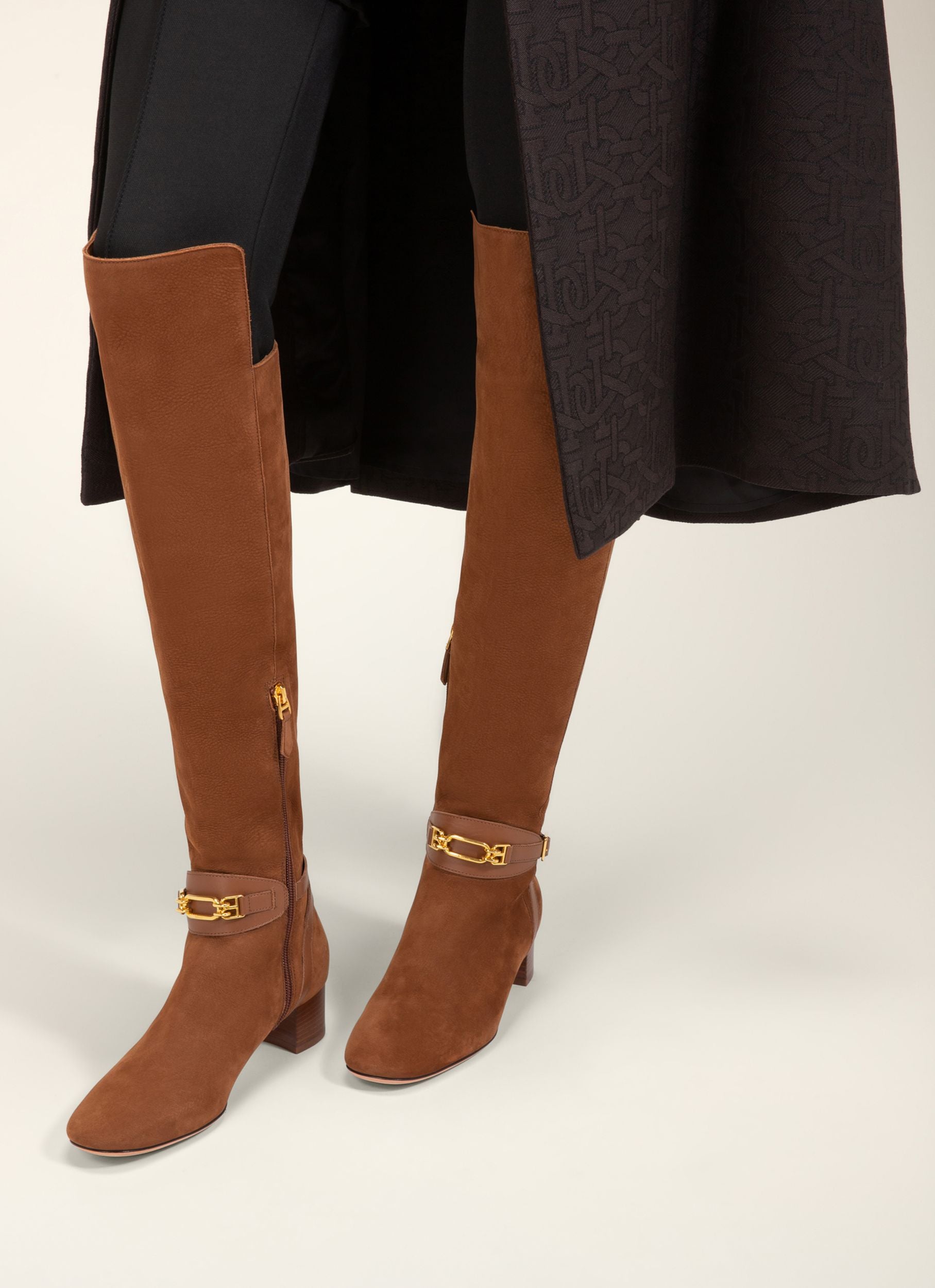 Dejane Bottes En Cuir Marron - Femme - Bally - 06