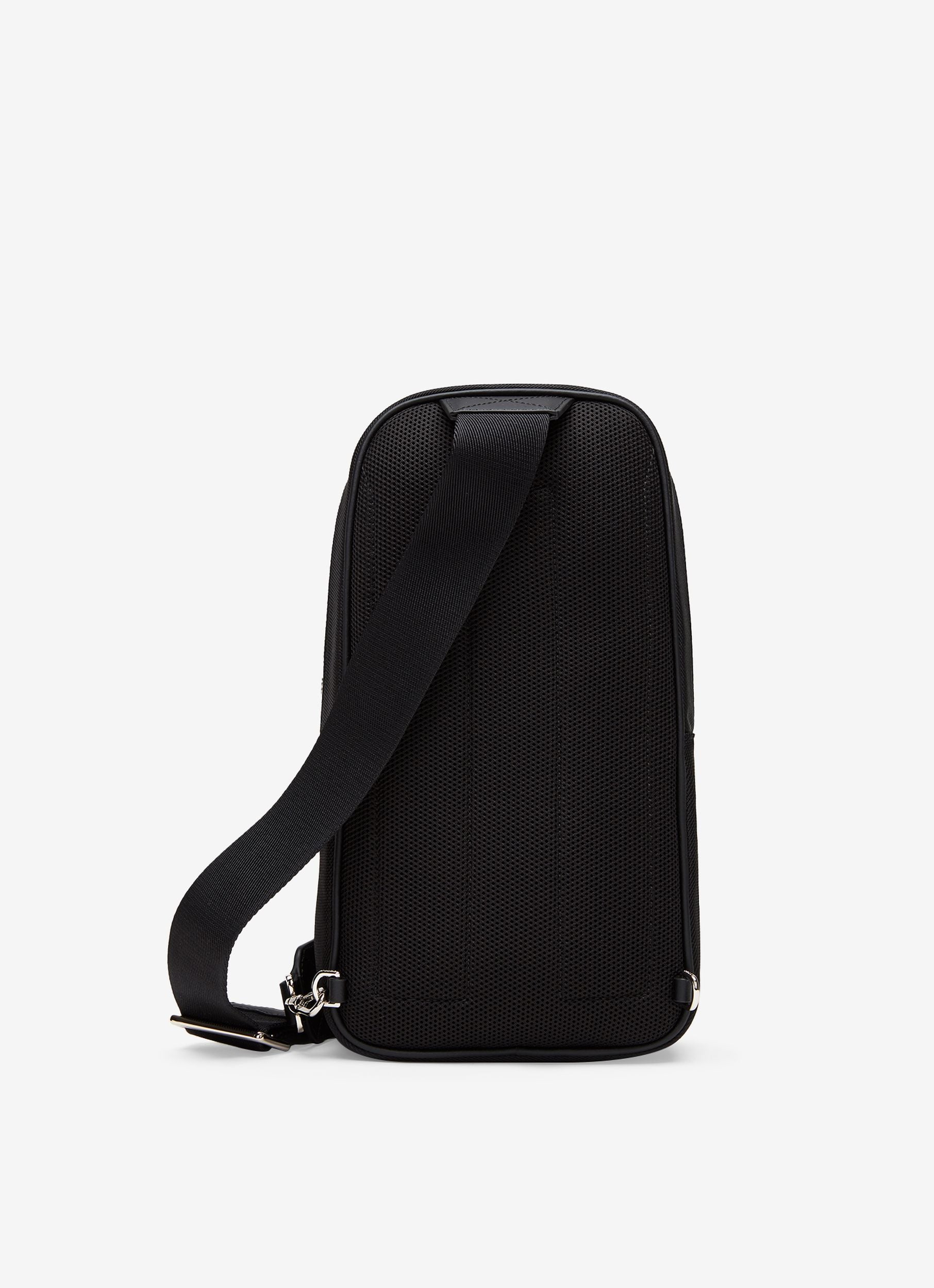 Men's Black Stripe Waist Bag - Homme - Bally - 02