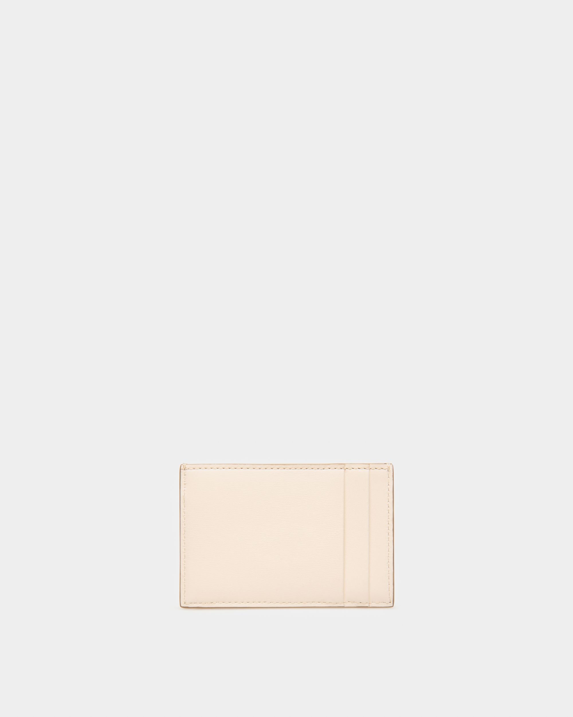 Belky Kartenetui Aus Elfenbeinfarbenem Leder - Damen - Bally - 02
