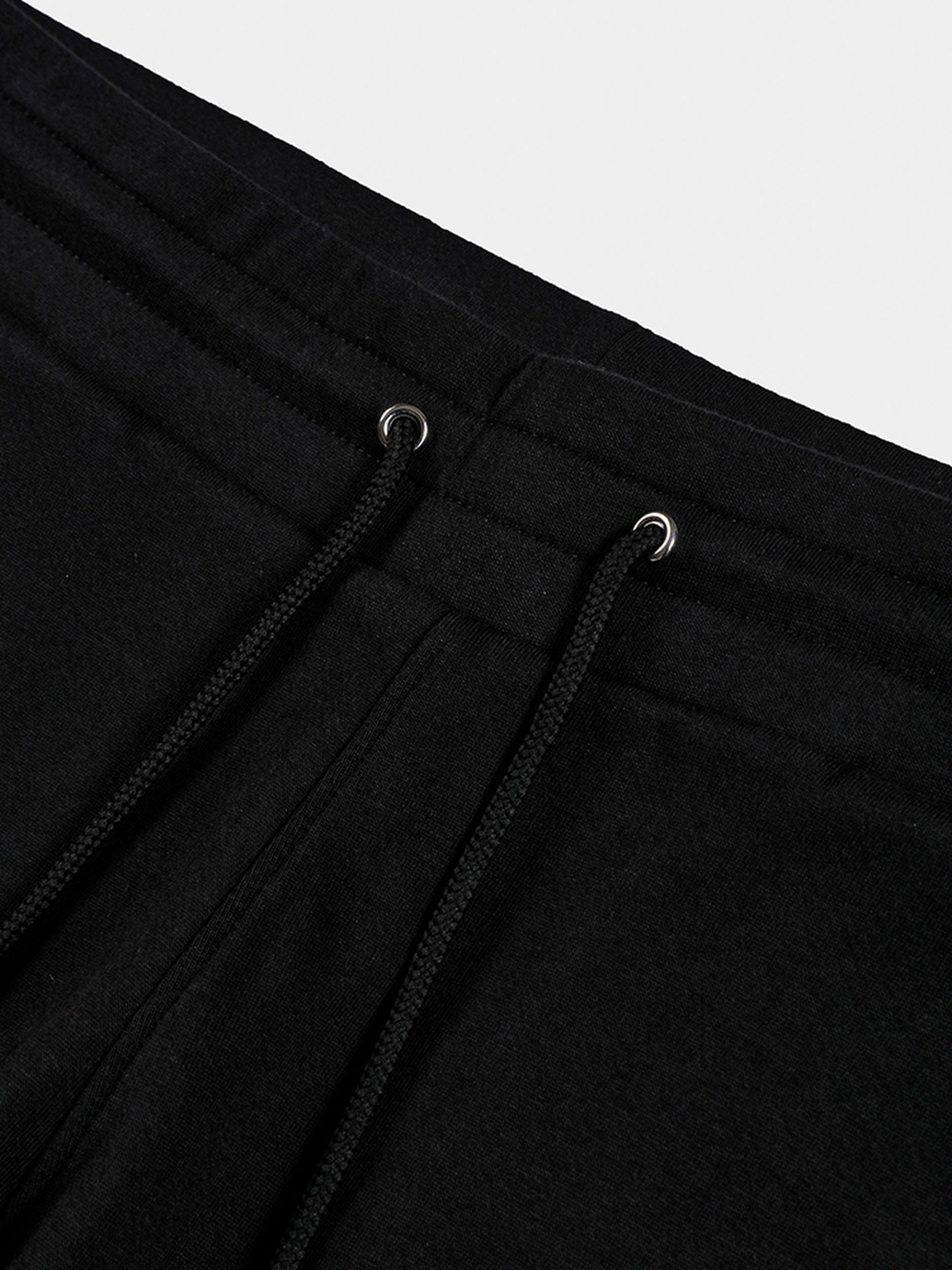 Pantalone Da Tuta In Cotone Lavorato A Maglia Nero - Uomo - Bally - 04