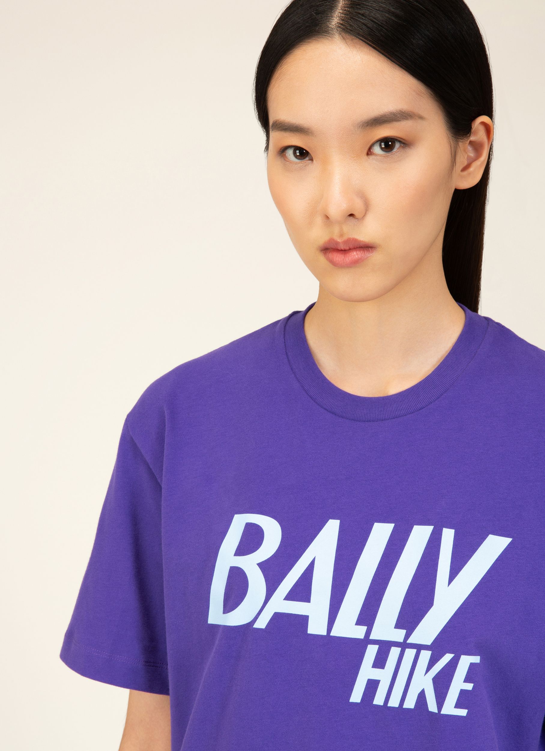 Bally Hike 9 Oberteil Aus Bio-Baumwolle In Violett - Damen - Bally - 02