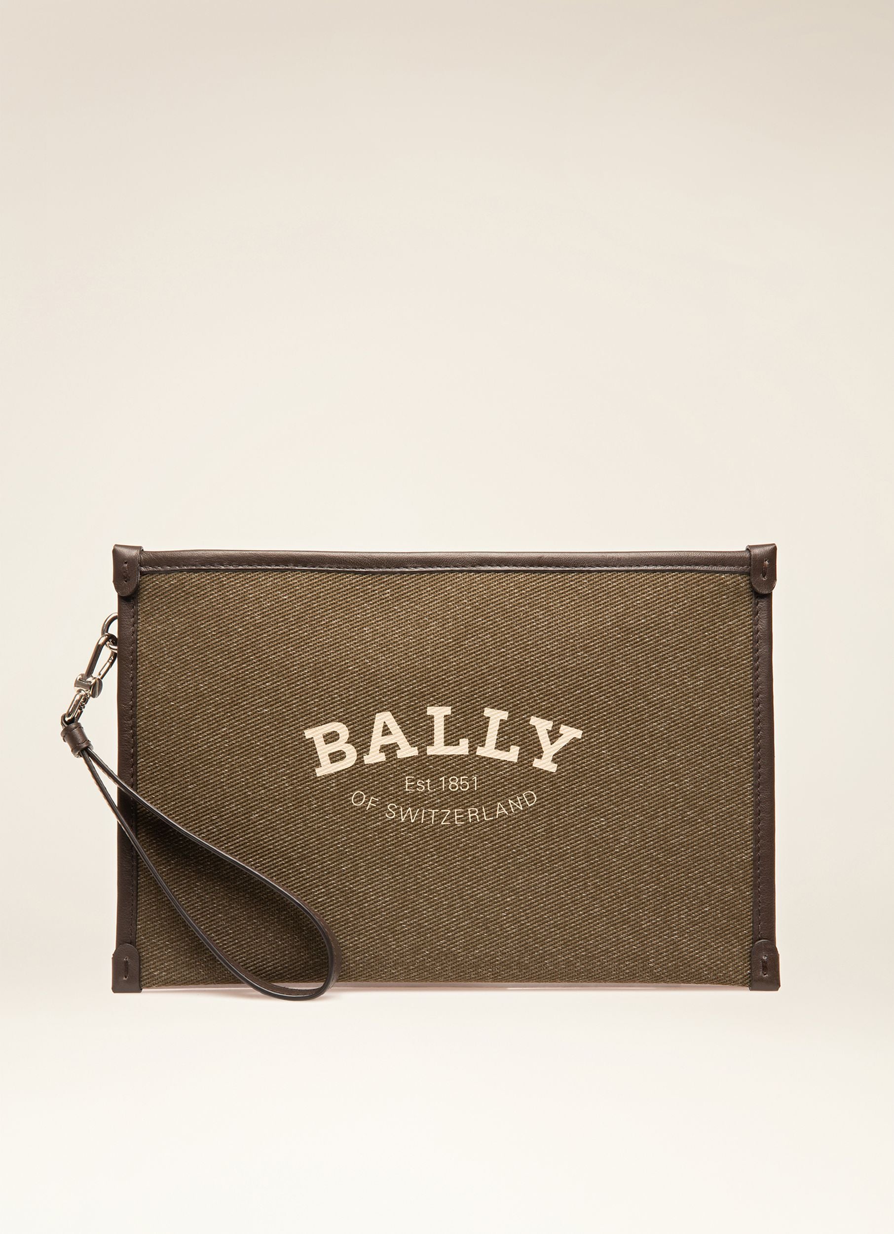 Benery Nécessaire En Nylon Mélangé Vert Mousse - Homme - Bally - 01