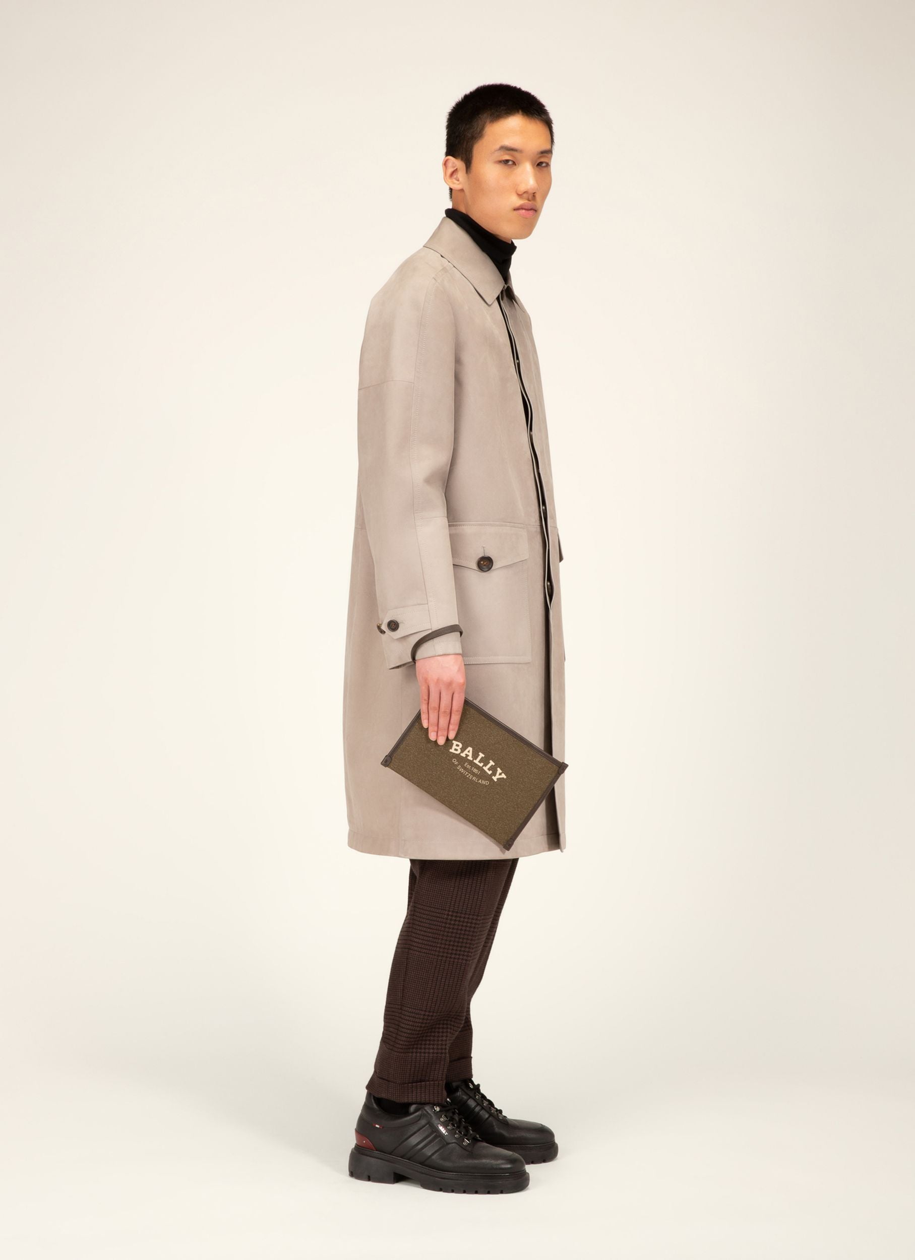 Benery Nécessaire En Nylon Mélangé Vert Mousse - Homme - Bally - 04