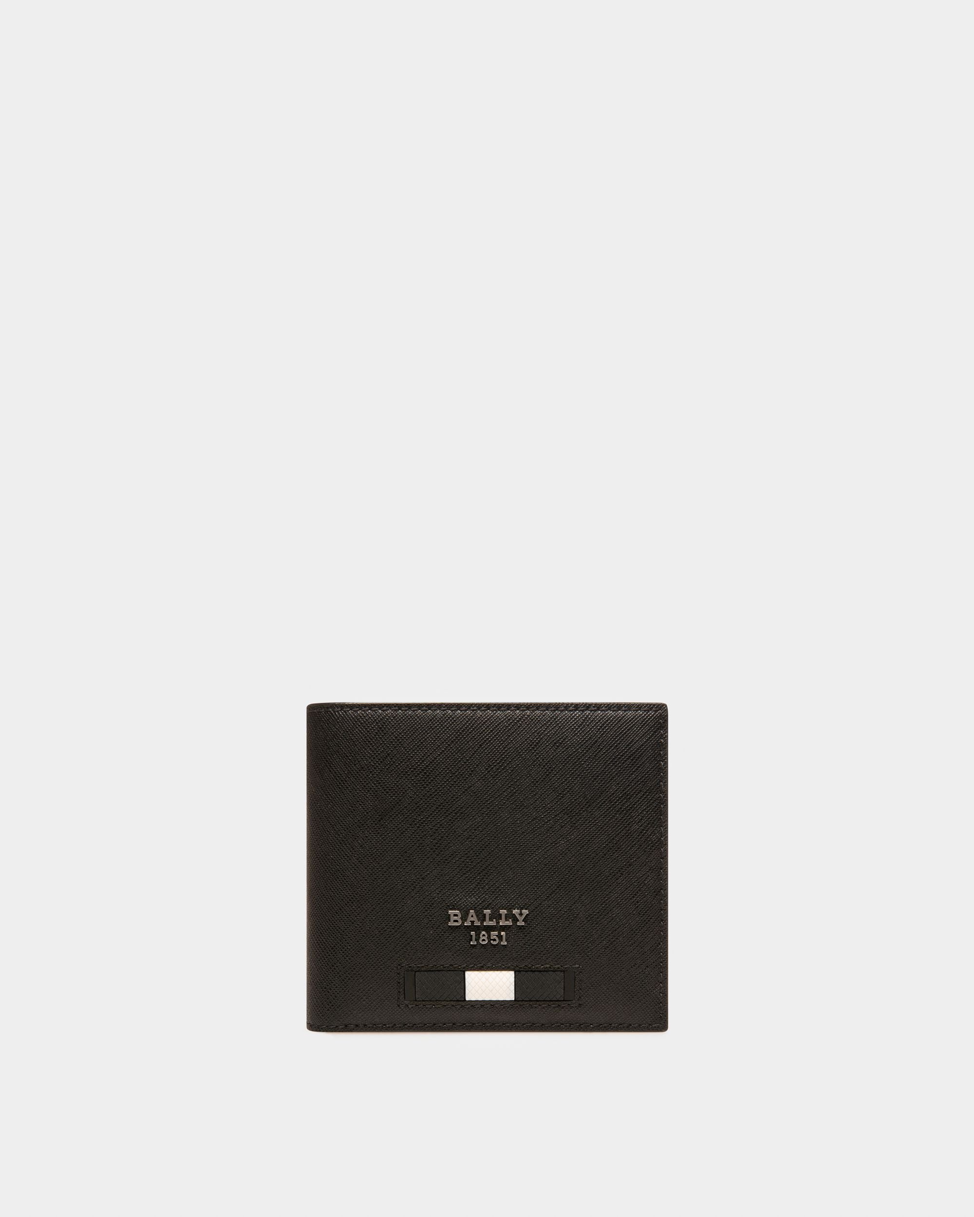 Brasai Portefeuille En Cuir Recyclé Noir - Homme - Bally - 01