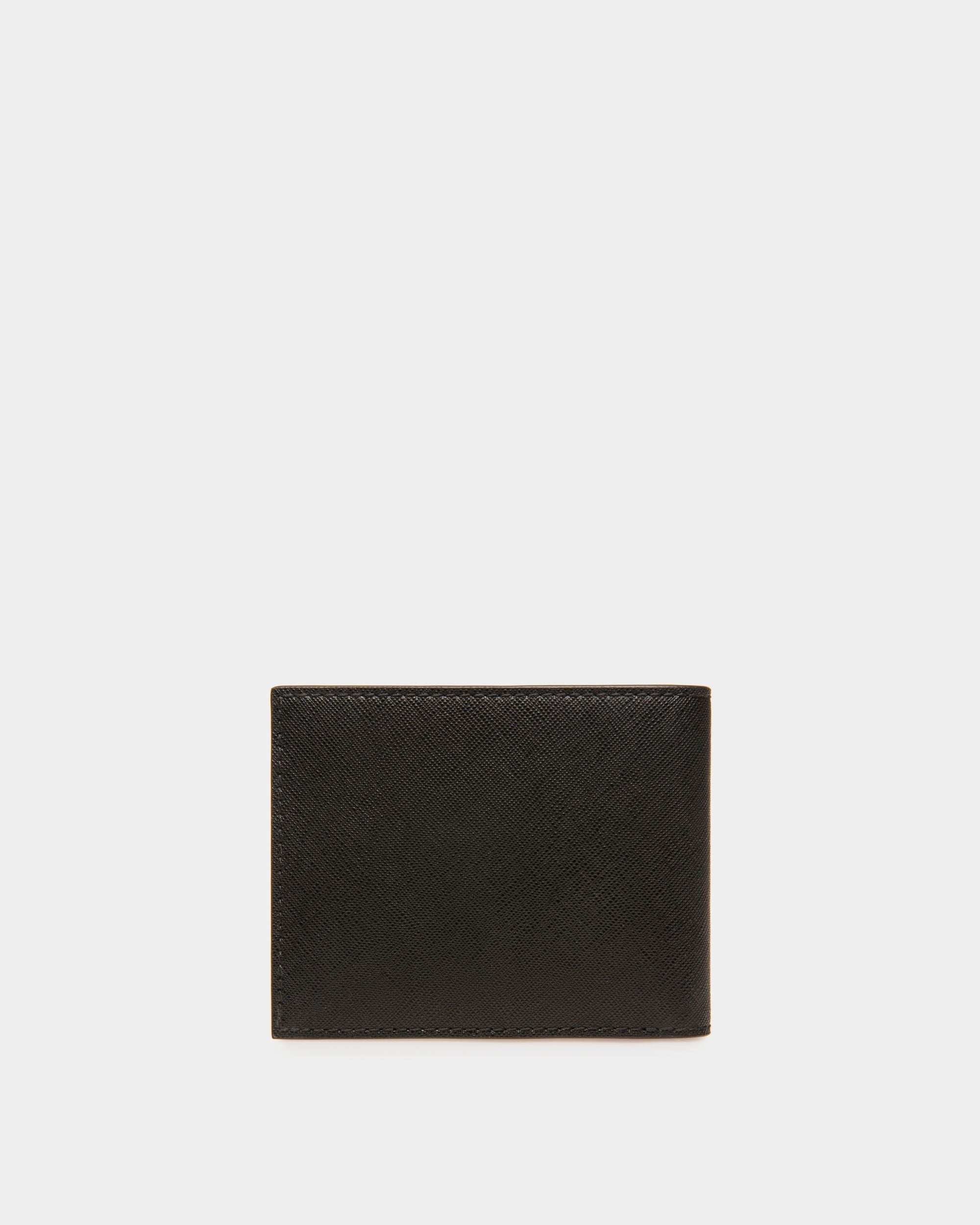 Bevye Recycled Leather Wallet In Black - Men's - Bally - 02