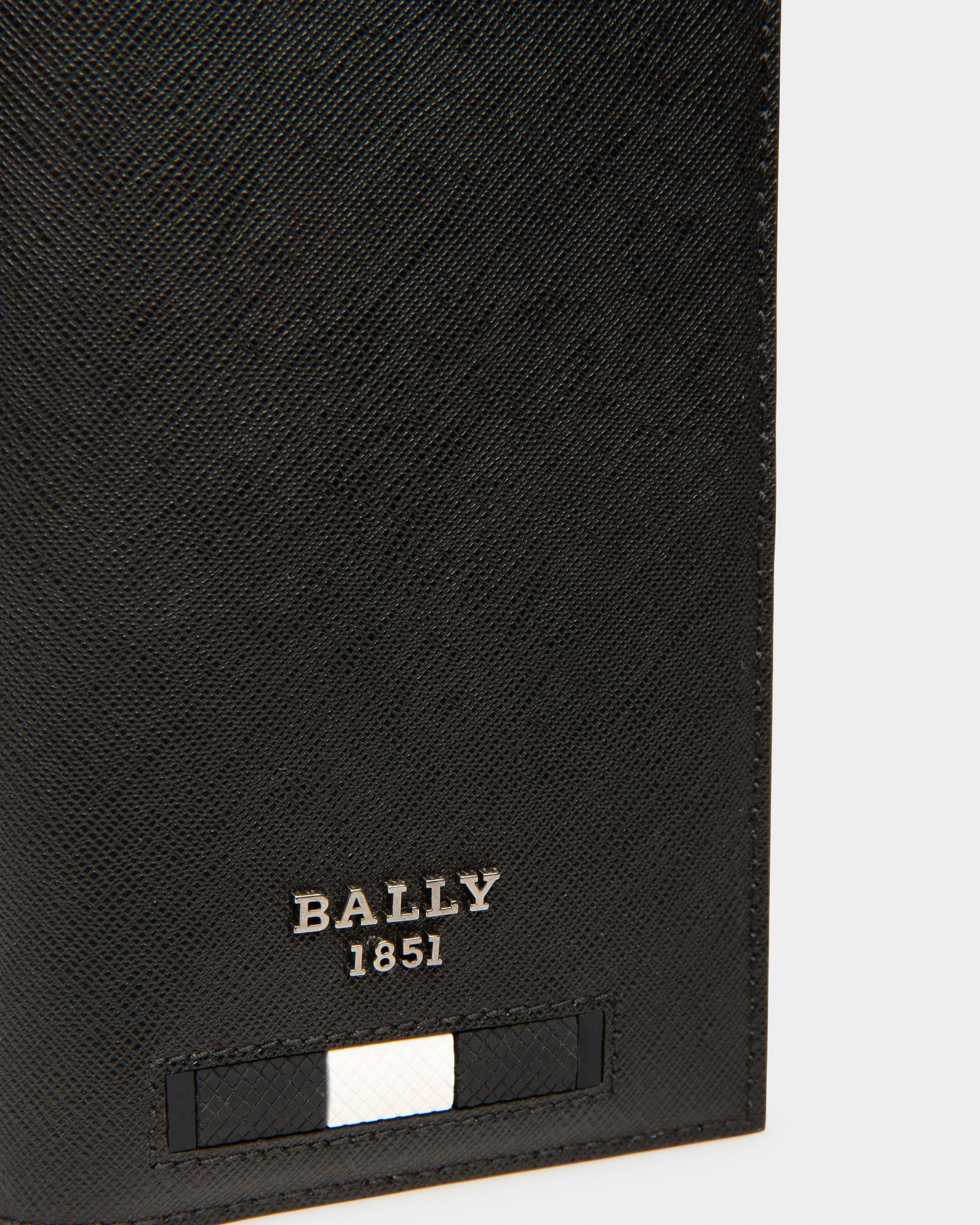 Baliro Portefeuille Continental En Cuir Recyclé Noir - Homme - Bally - 04