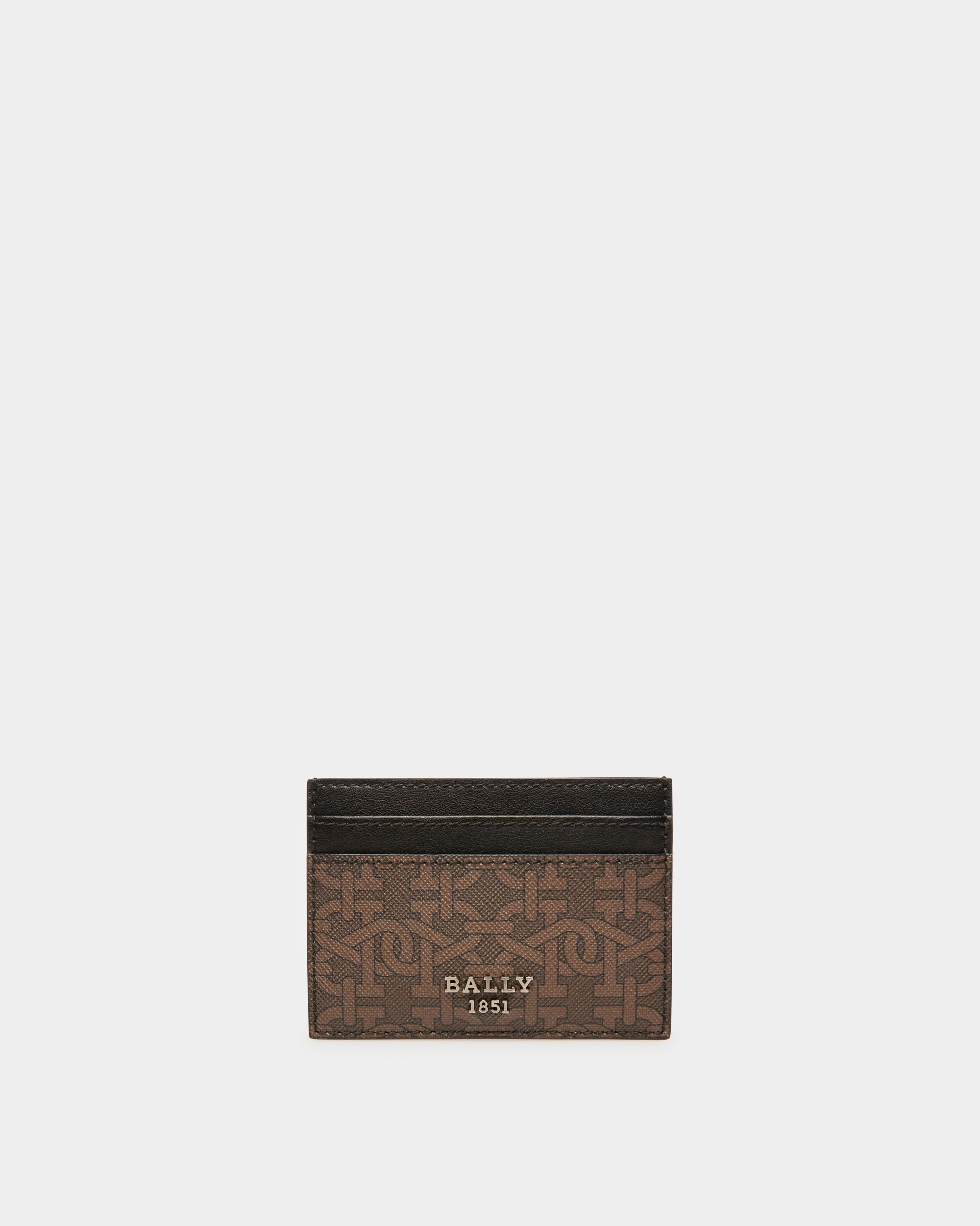 Bhar Porte-Cartes En Tpu Noir Et Marron - Homme - Bally - 01