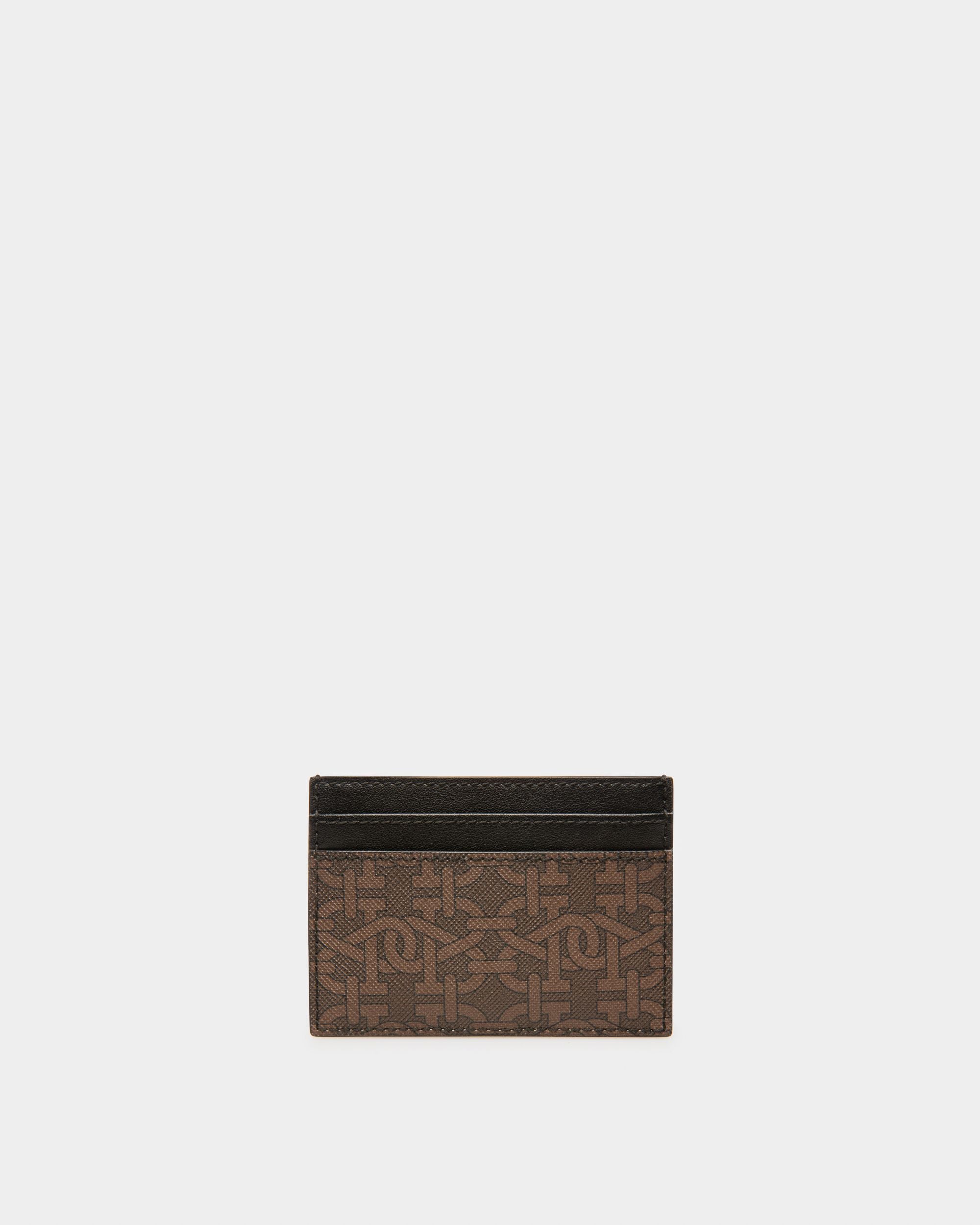 Bhar Porte-Cartes En Tpu Noir Et Marron - Homme - Bally - 02