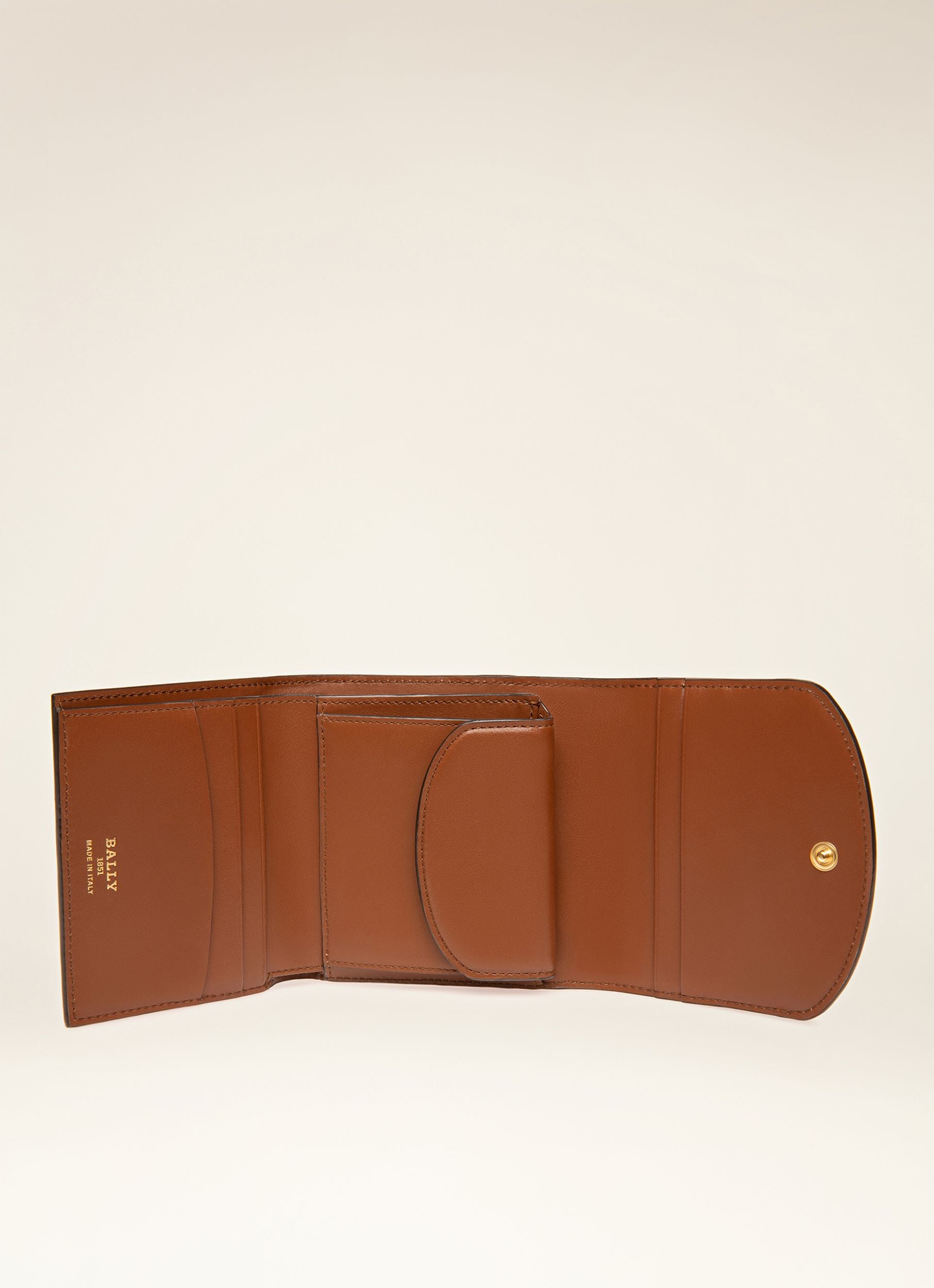 Portefeuille B-Chain En Cuir Marron - Femme - Bally - 04