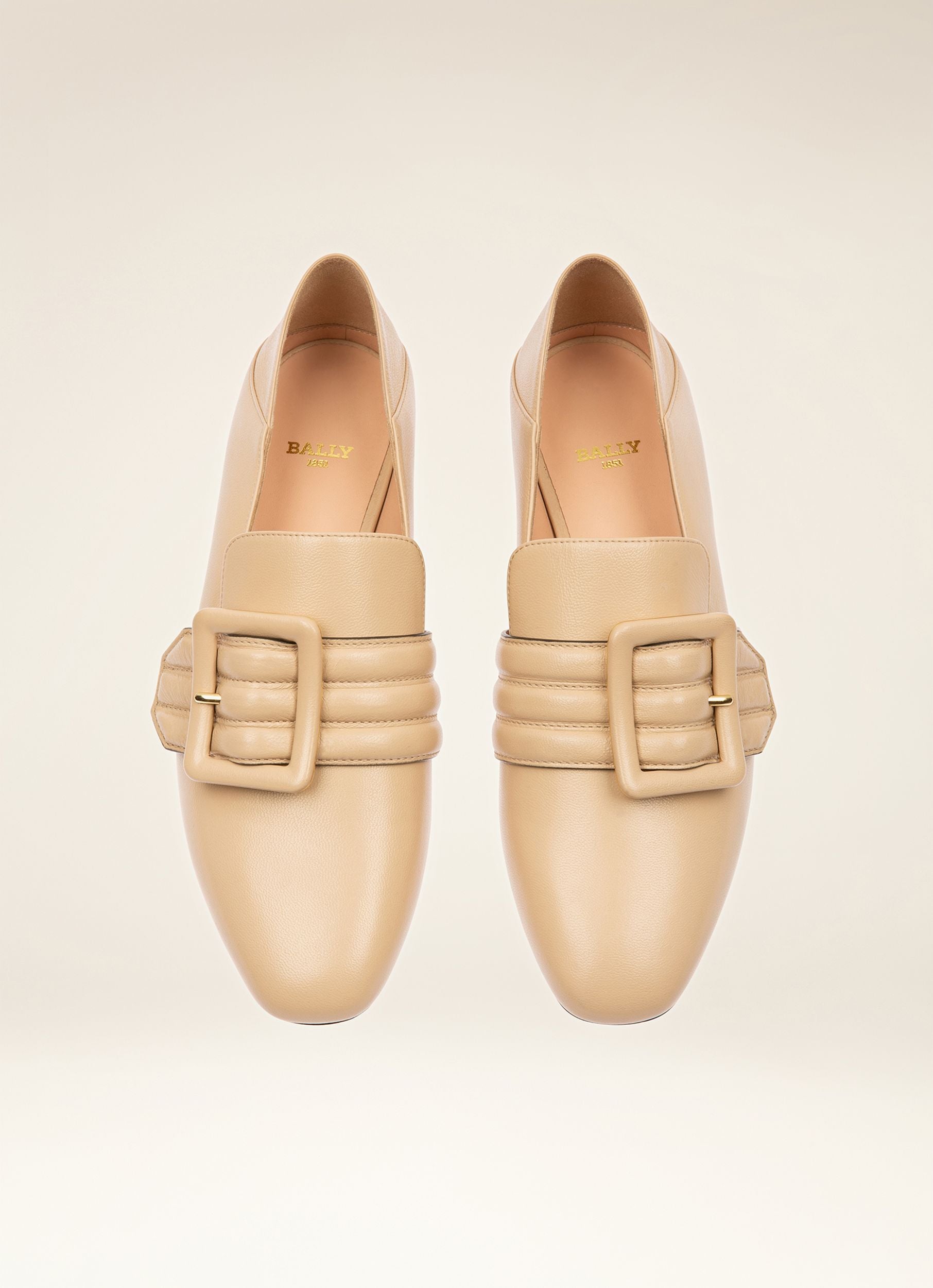 Janelle Mocassini In Pelle Rosa Cipria - Donna - Bally - 04