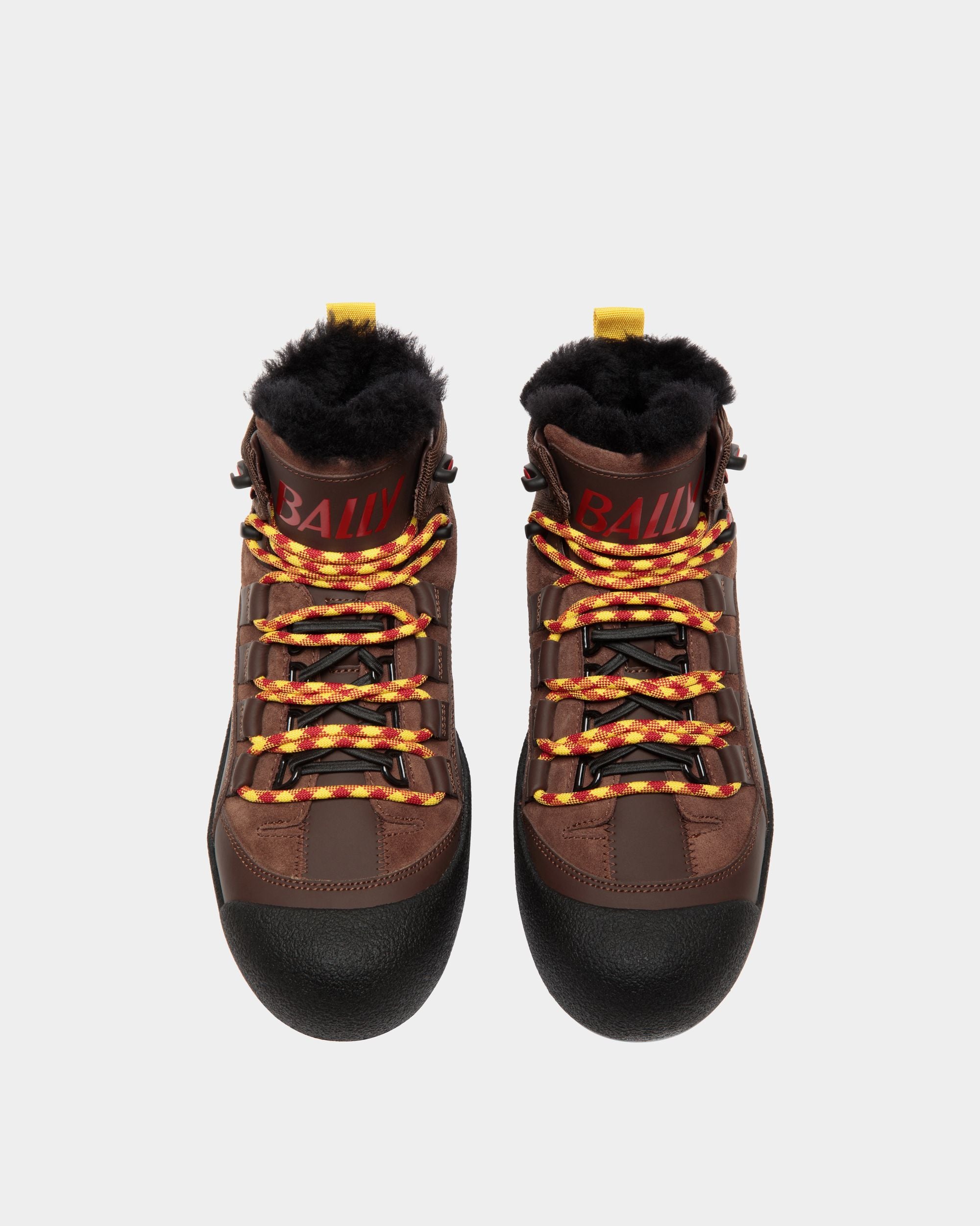 Bally Curling Booties In Brown Leather - Donna - Bally - 04