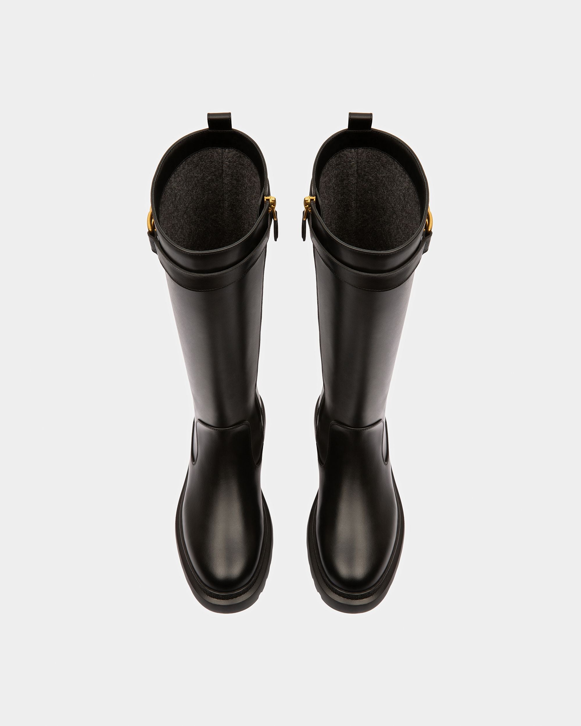 Gaila Stiefel Aus Schwarzem Leder - Damen - Bally - 03