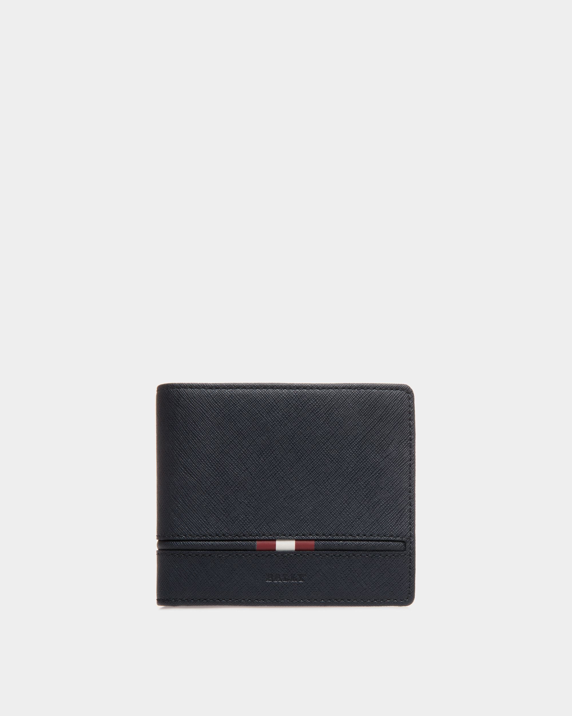Wallet In Blue Bovine Split - Herren - Bally - 01