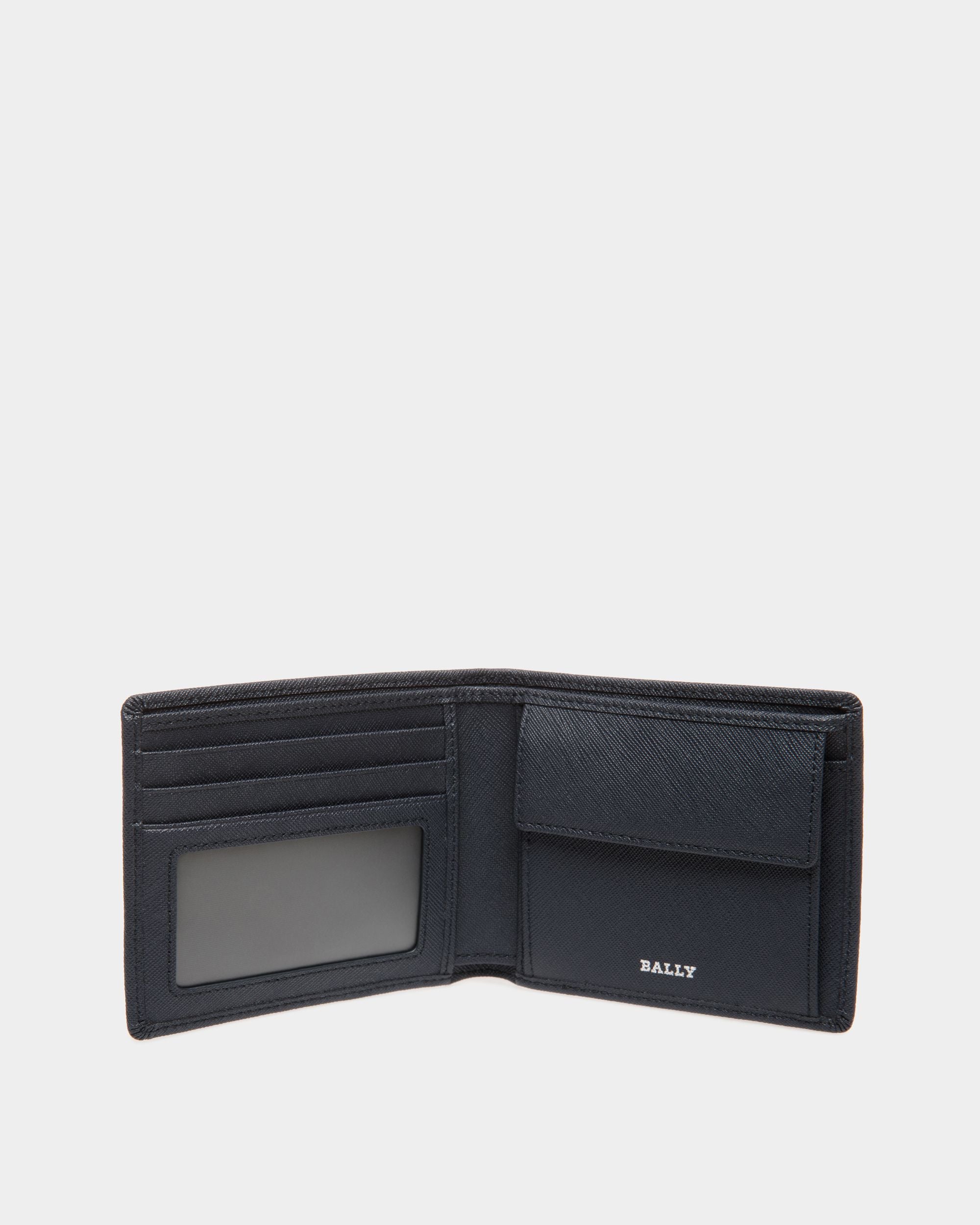 Wallet In Blue Bovine Split - Herren - Bally - 03