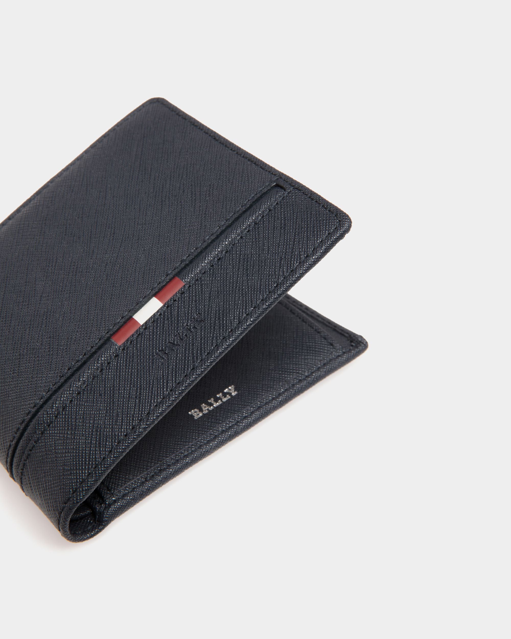 Wallet In Blue Bovine Split - Herren - Bally - 04