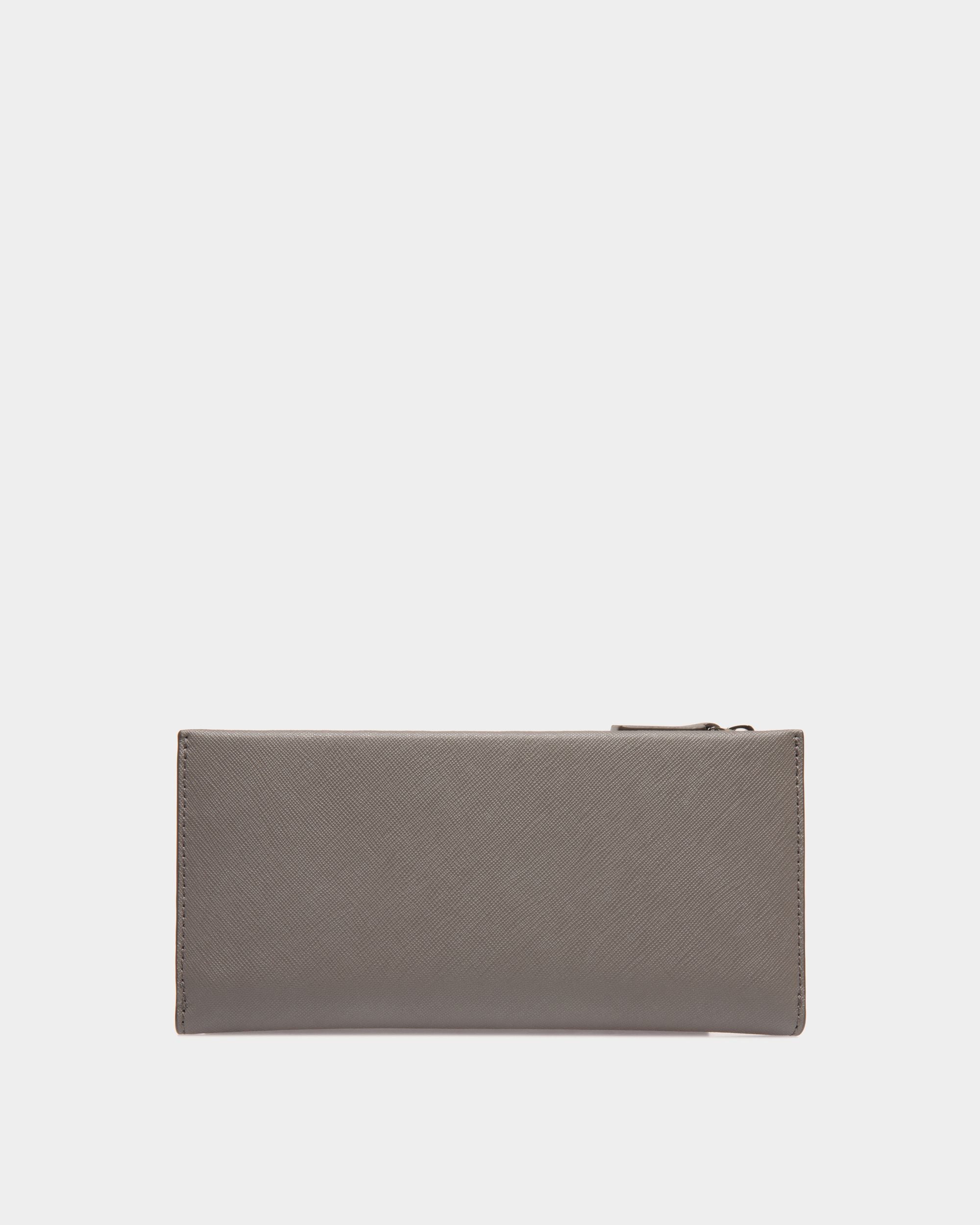 Continental Wallet In Grey Bovine Split - Homme - Bally - 02