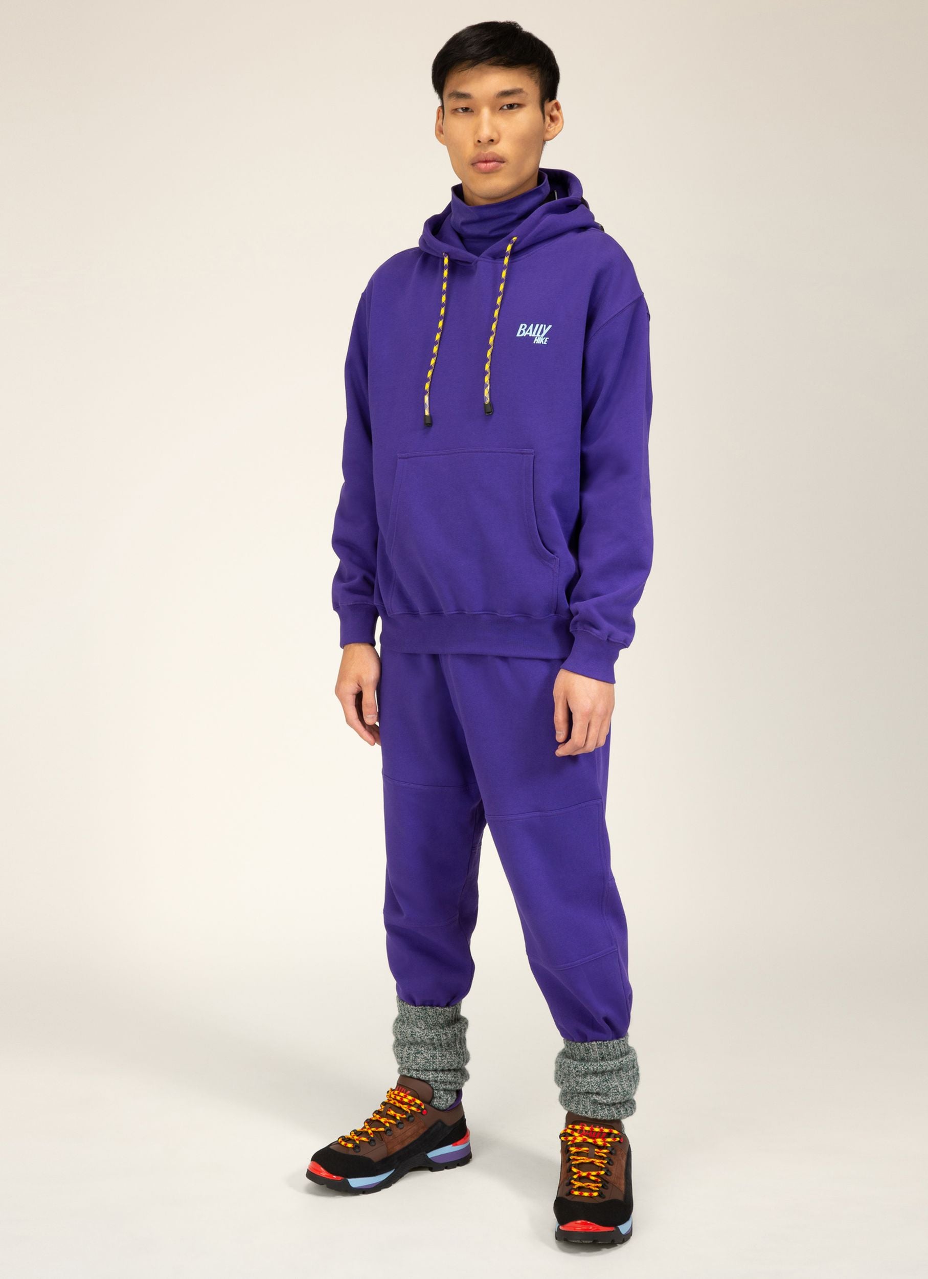 Bally Hike 6 Oberteil Aus Bio-Baumwolle In Violett - Herren - Bally - 05