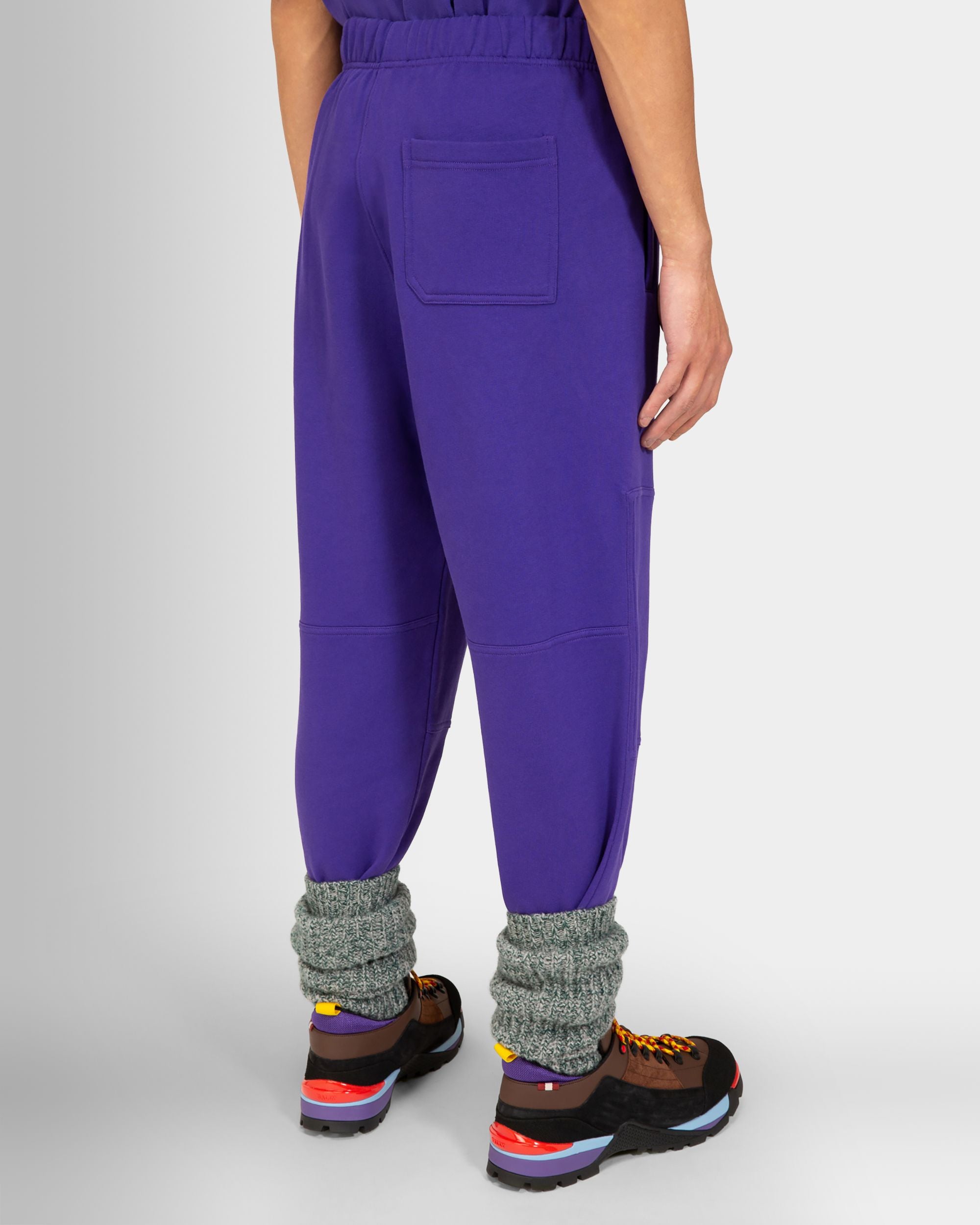 Bally Hike 12 Bas En Coton Bio Violet - Homme - Bally - 04