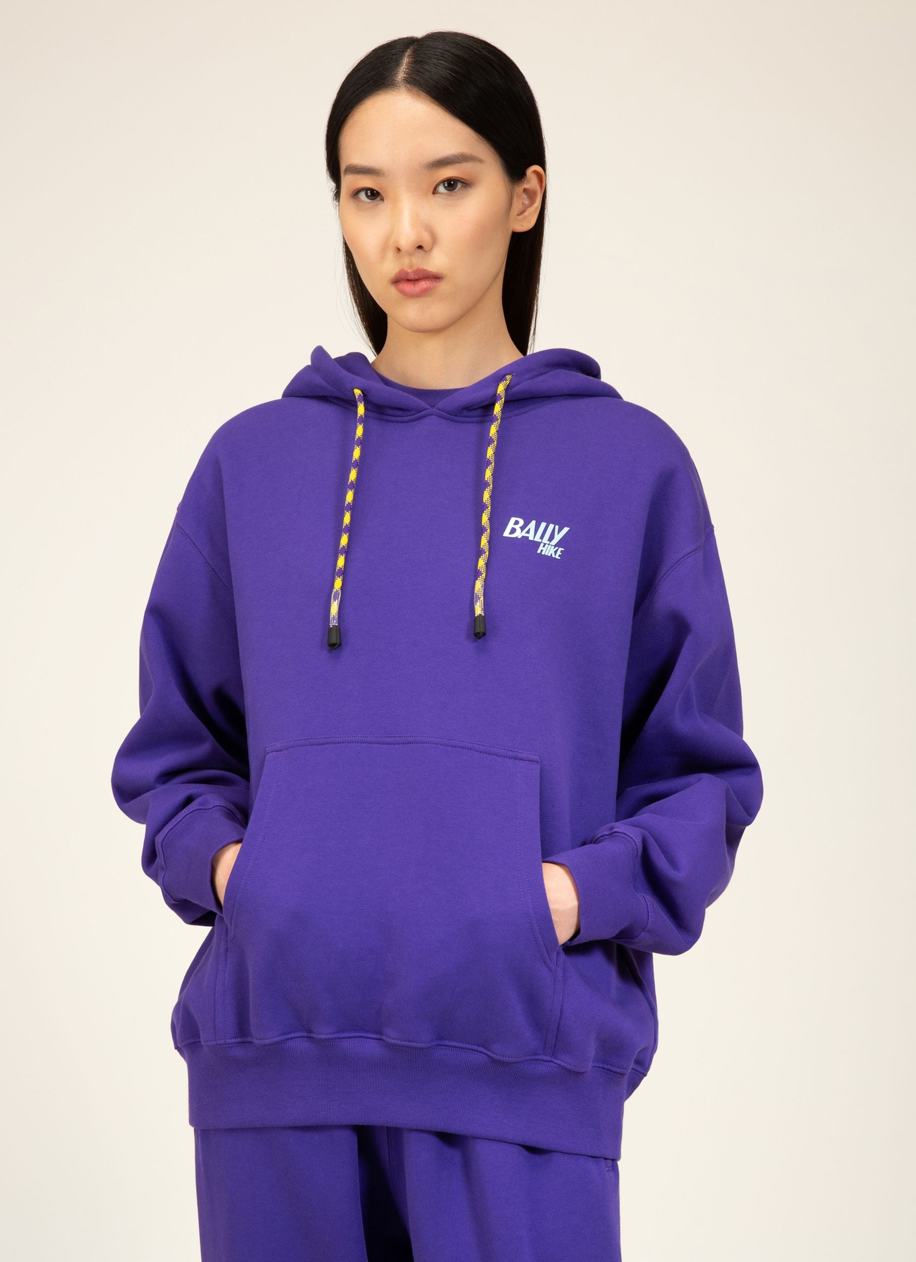 Bally Hike 6 Felpa In Cotone Biologico Viola - Donna - Bally - 03