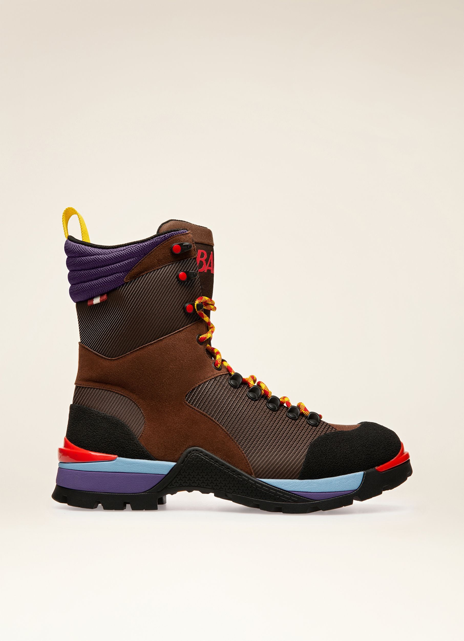 Bally Hike 1 Scarponi Da Trekking In Tessuto Marrone - Uomo - Bally - 01