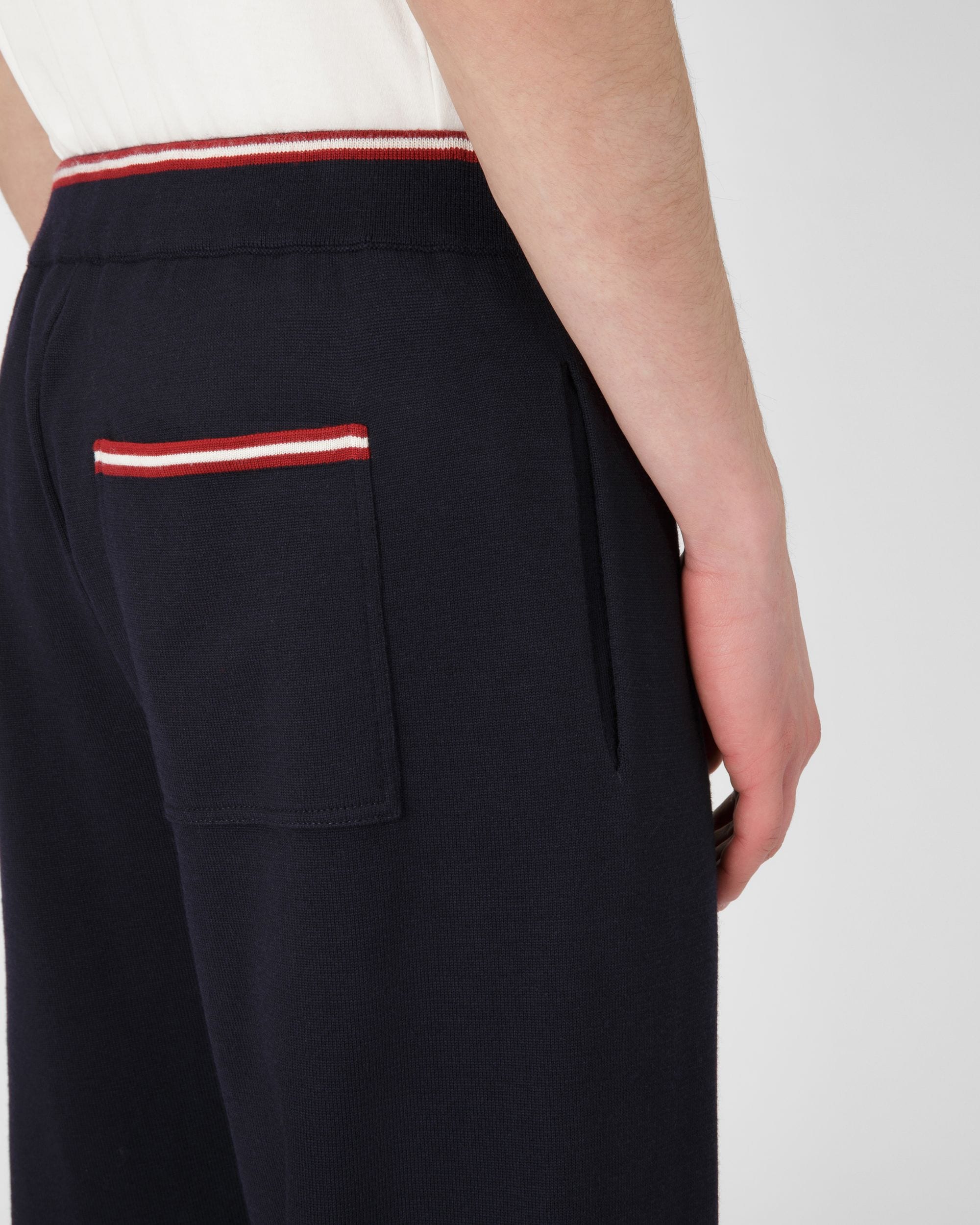 Pantalone Tuta In Cachemire Blu Navy - Uomo - Bally - 02