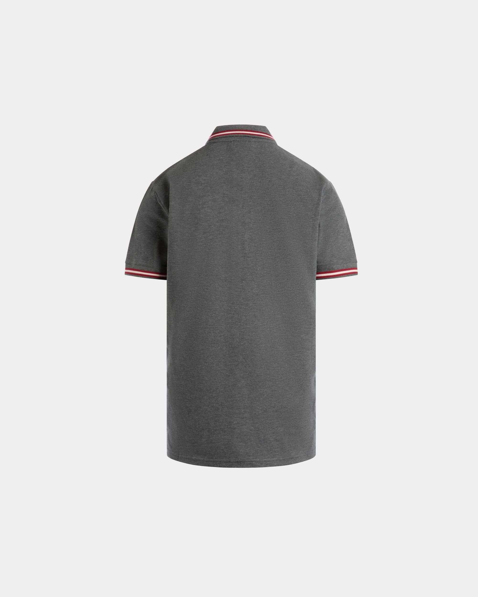 Polo In Grey Cotton - Homme - Bally - 03
