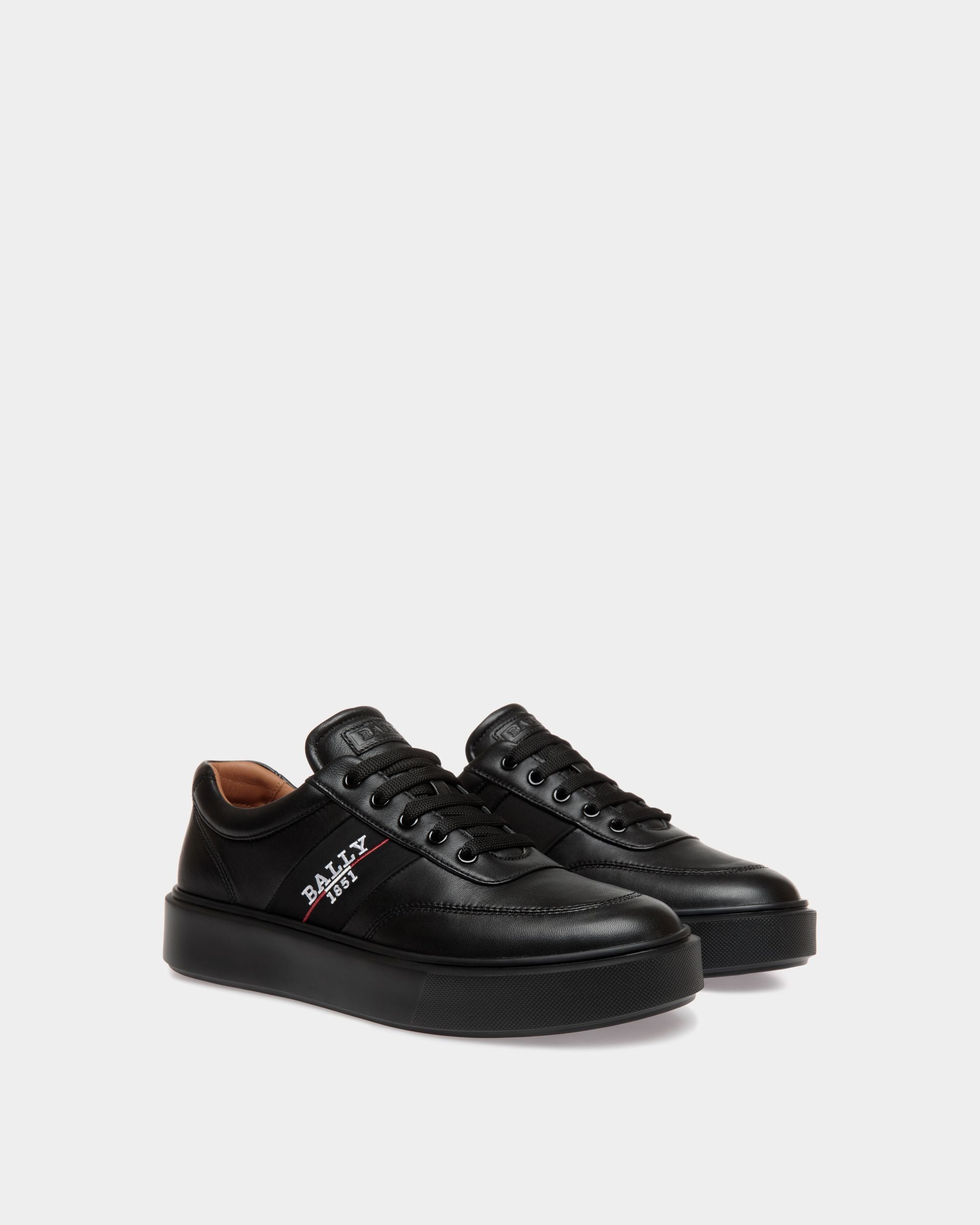 Sneaker In Black Lamb - Herren - Bally - 02