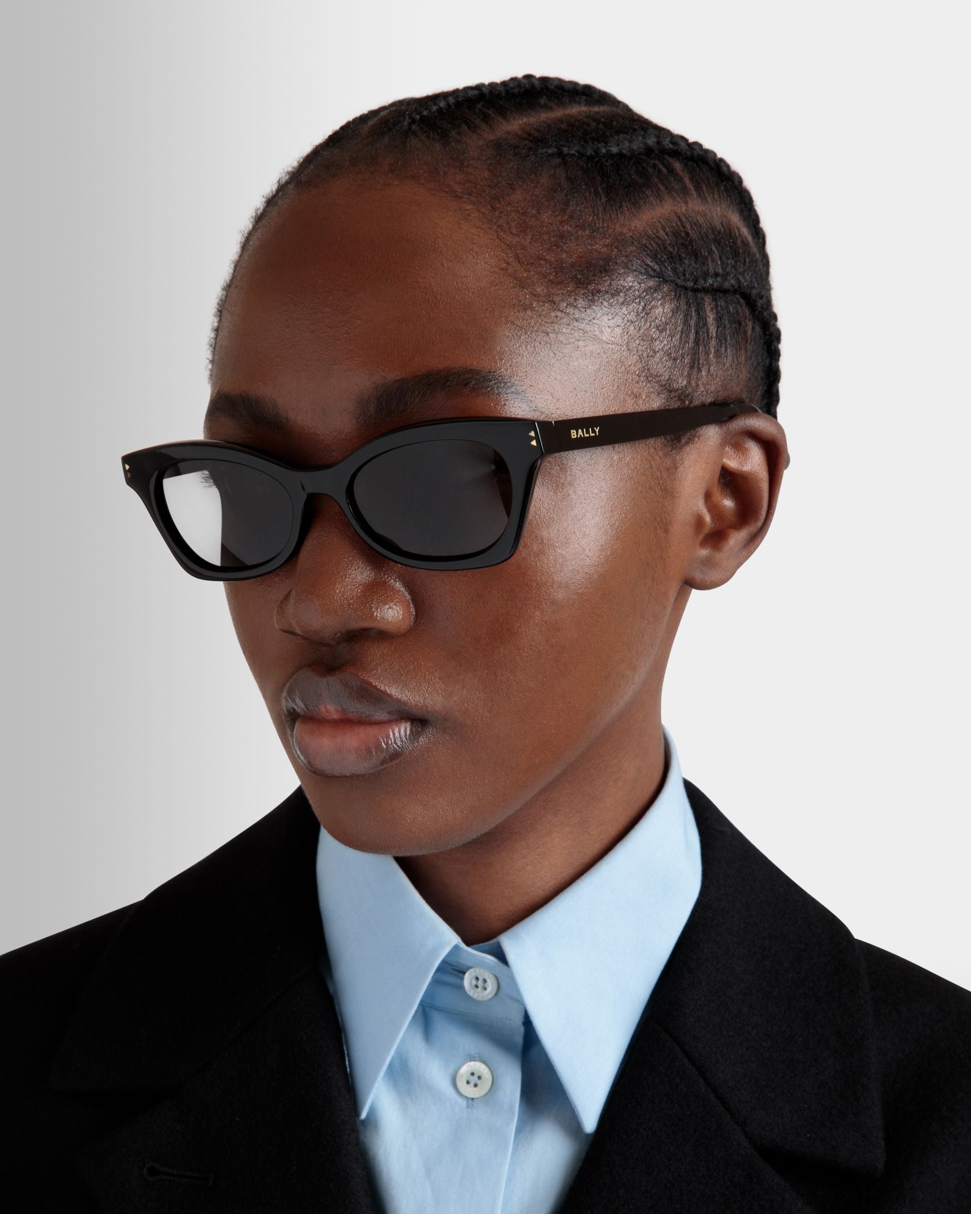 Occhiali Da Sole Sue In Acetato Nero - Donna - Bally - 02