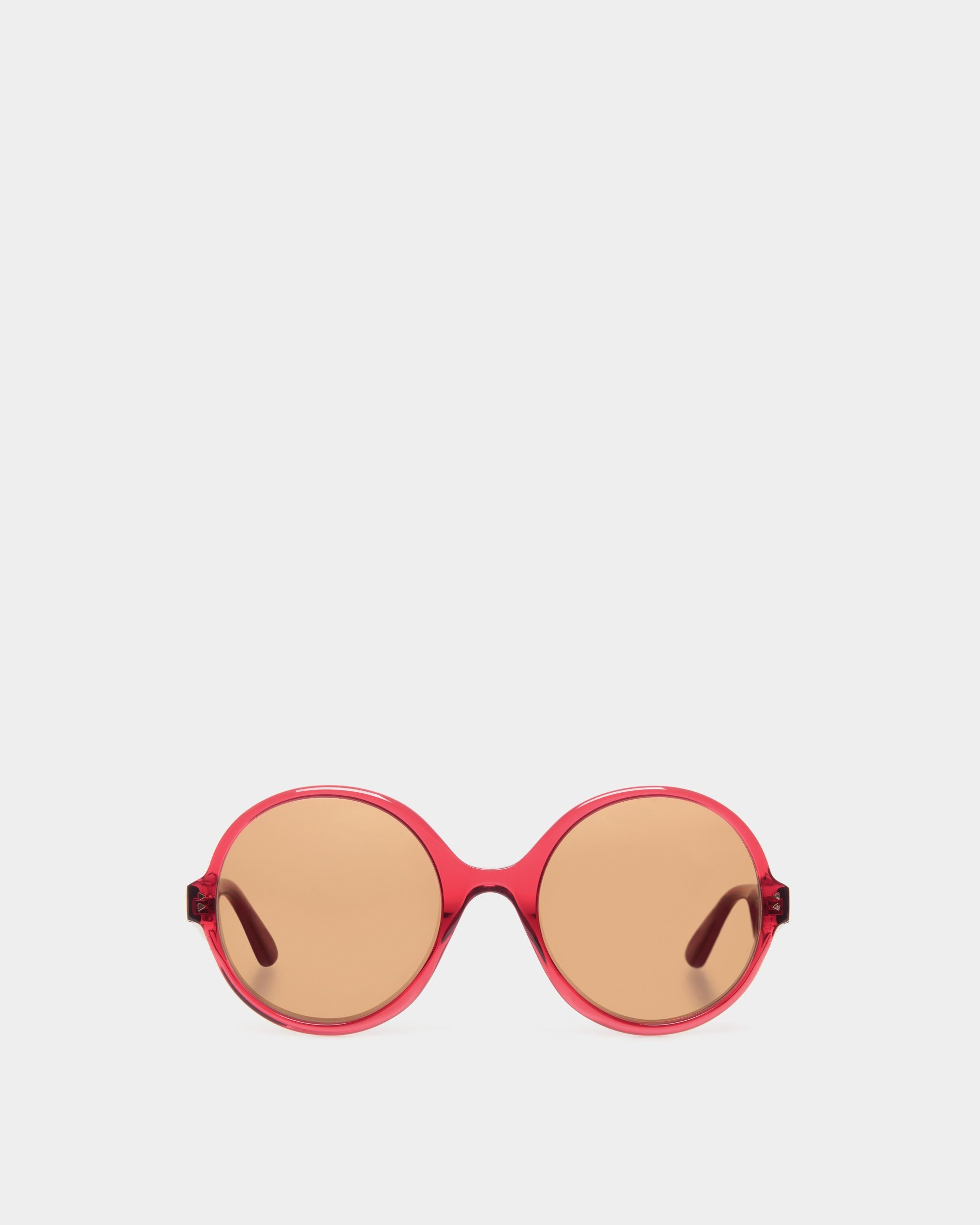 Ursula Sunglasses In Red Acetate - Women's - Bally - 01