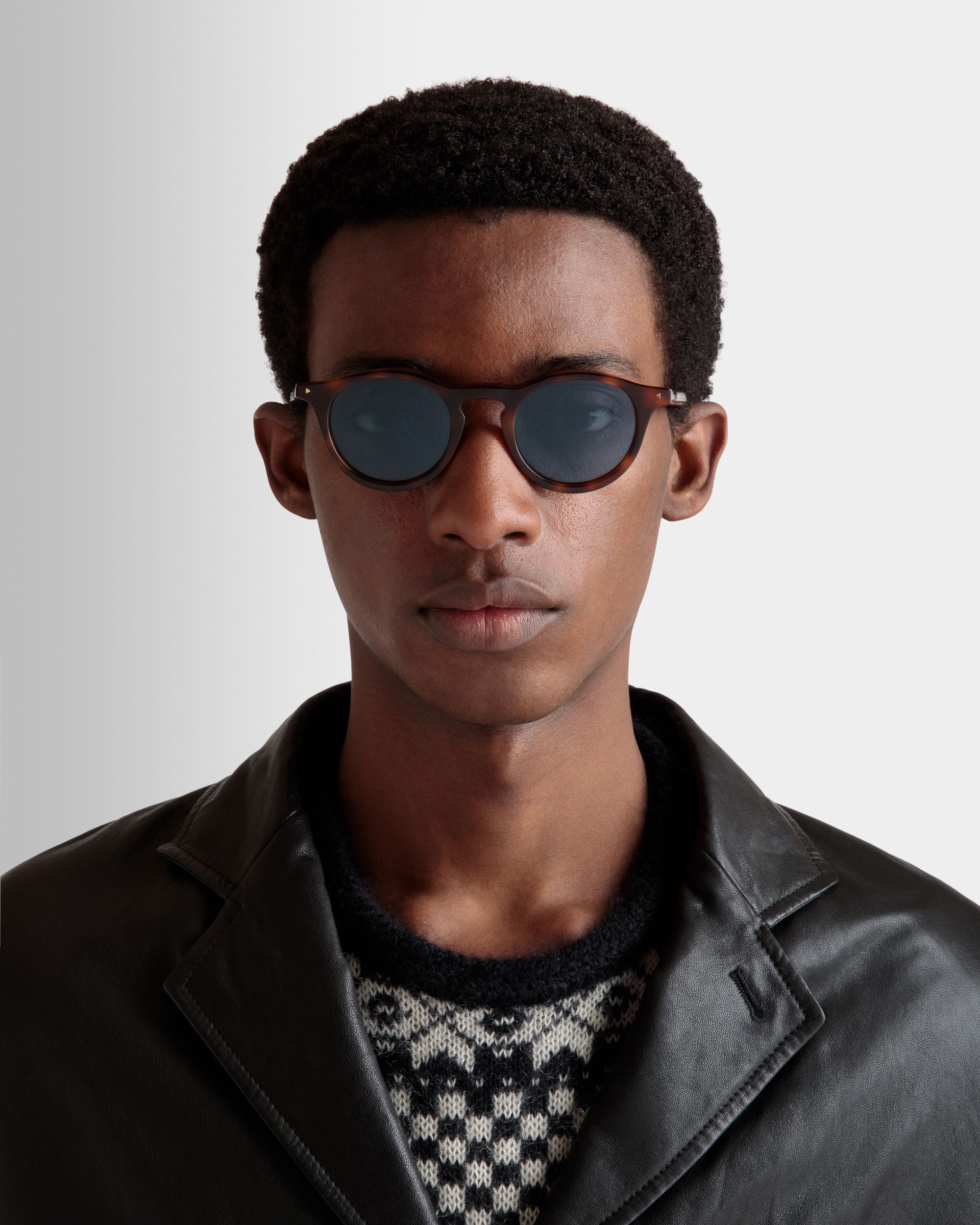 Hermann Sunglasses In Havana Acetate - Other - Bally - 02