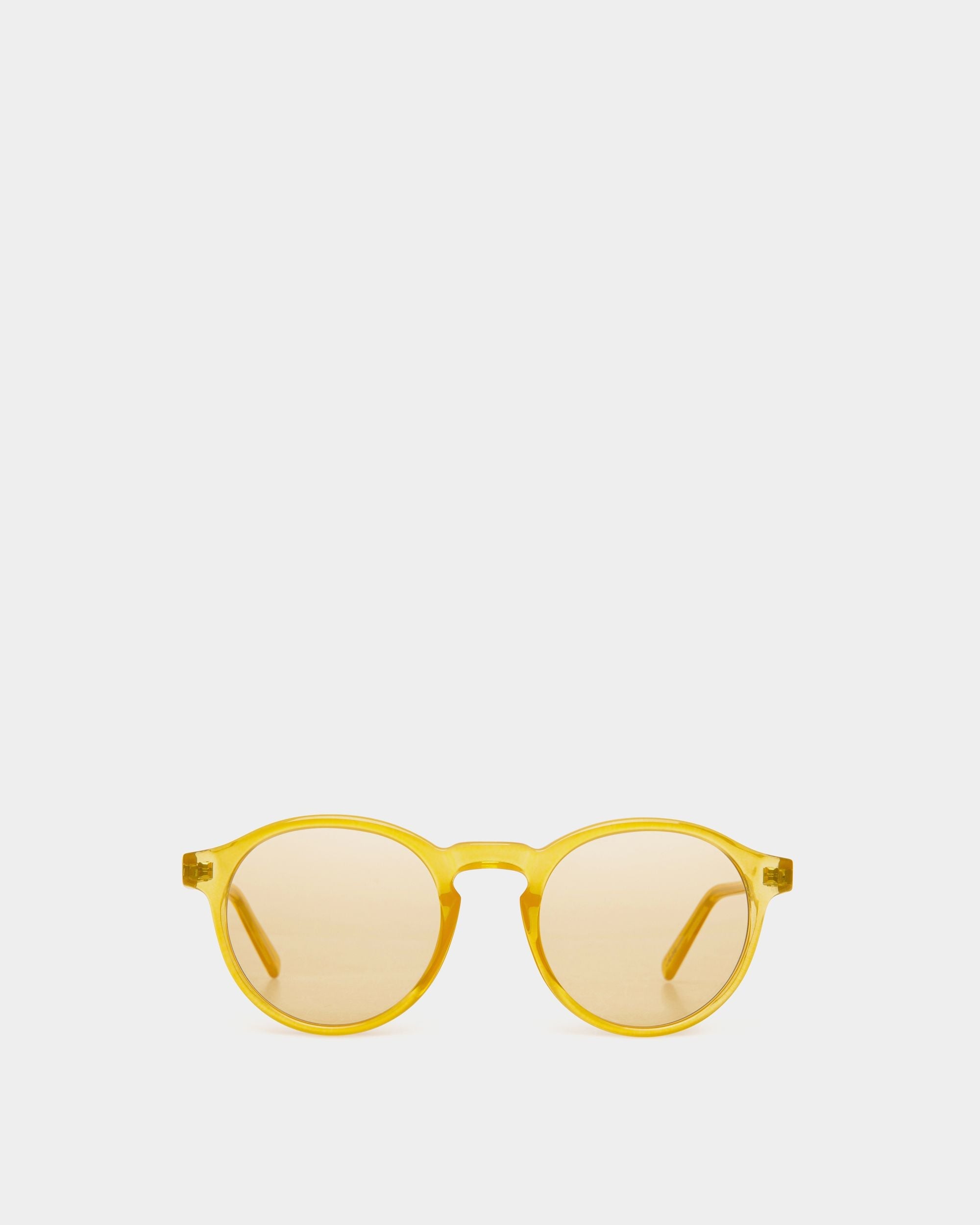 Lunettes De Soleil Rondes Couleur Miel - Other - Bally - 01