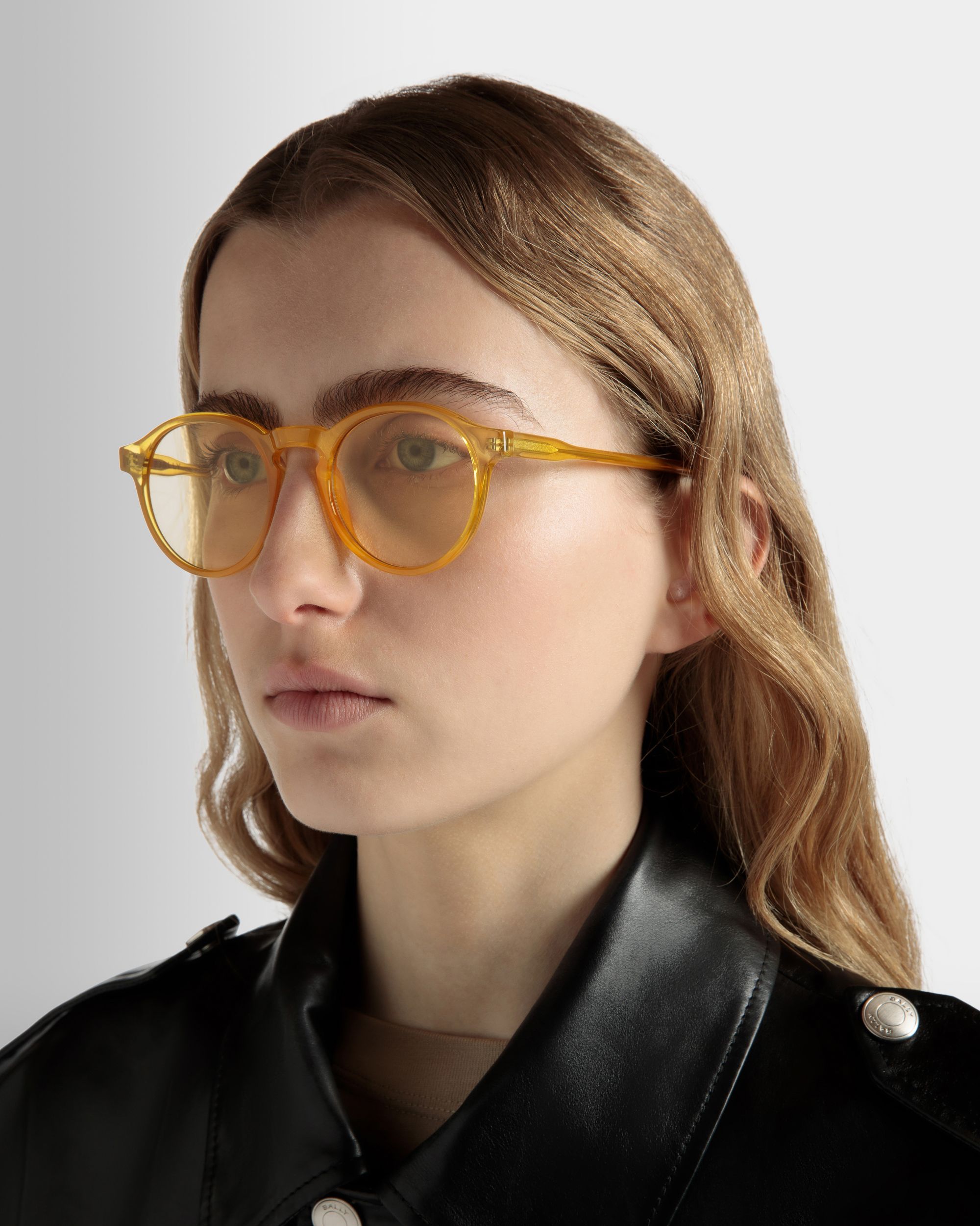 Lunettes De Soleil Rondes Couleur Miel - Other - Bally - 03